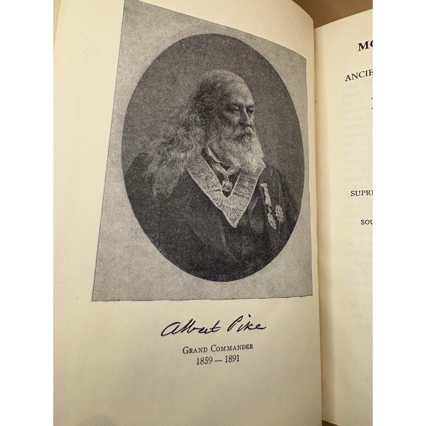 Morals and Dogma Scottish Rite Freemasonry 1960 Albert Pike Red Hardcover 33° - Humphrey's Book Den