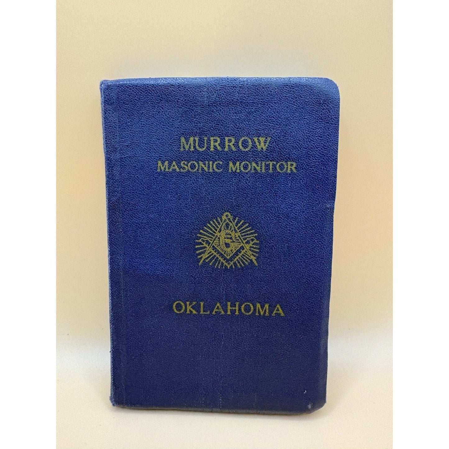 Murrow Masonic Monitor Oklahoma 1958 Blue Leather Masonic Ceremonies - Humphrey's Book Den
