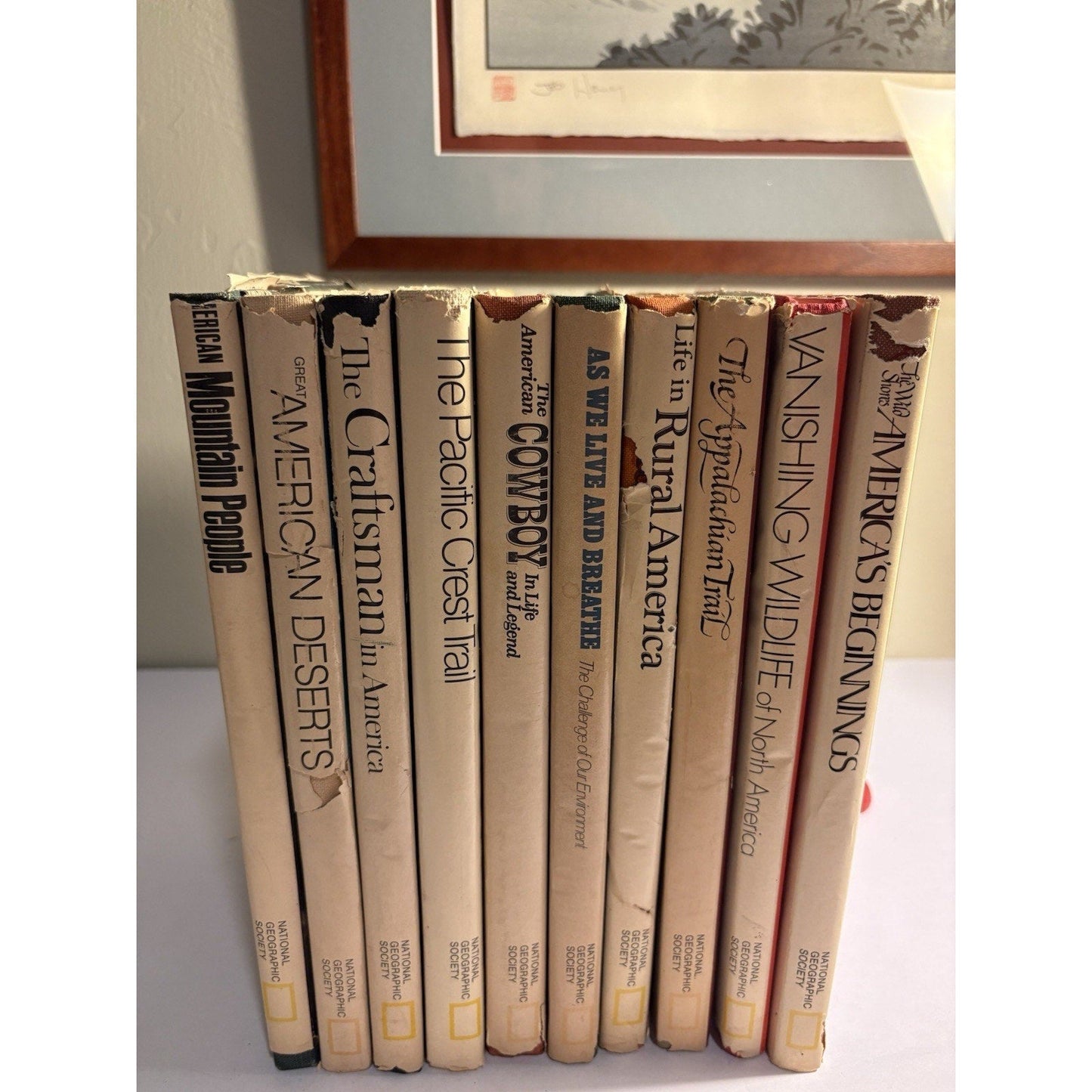 National Geographic Hardcover Book Lot 10 American History Nature Culture - Humphrey's Book Den