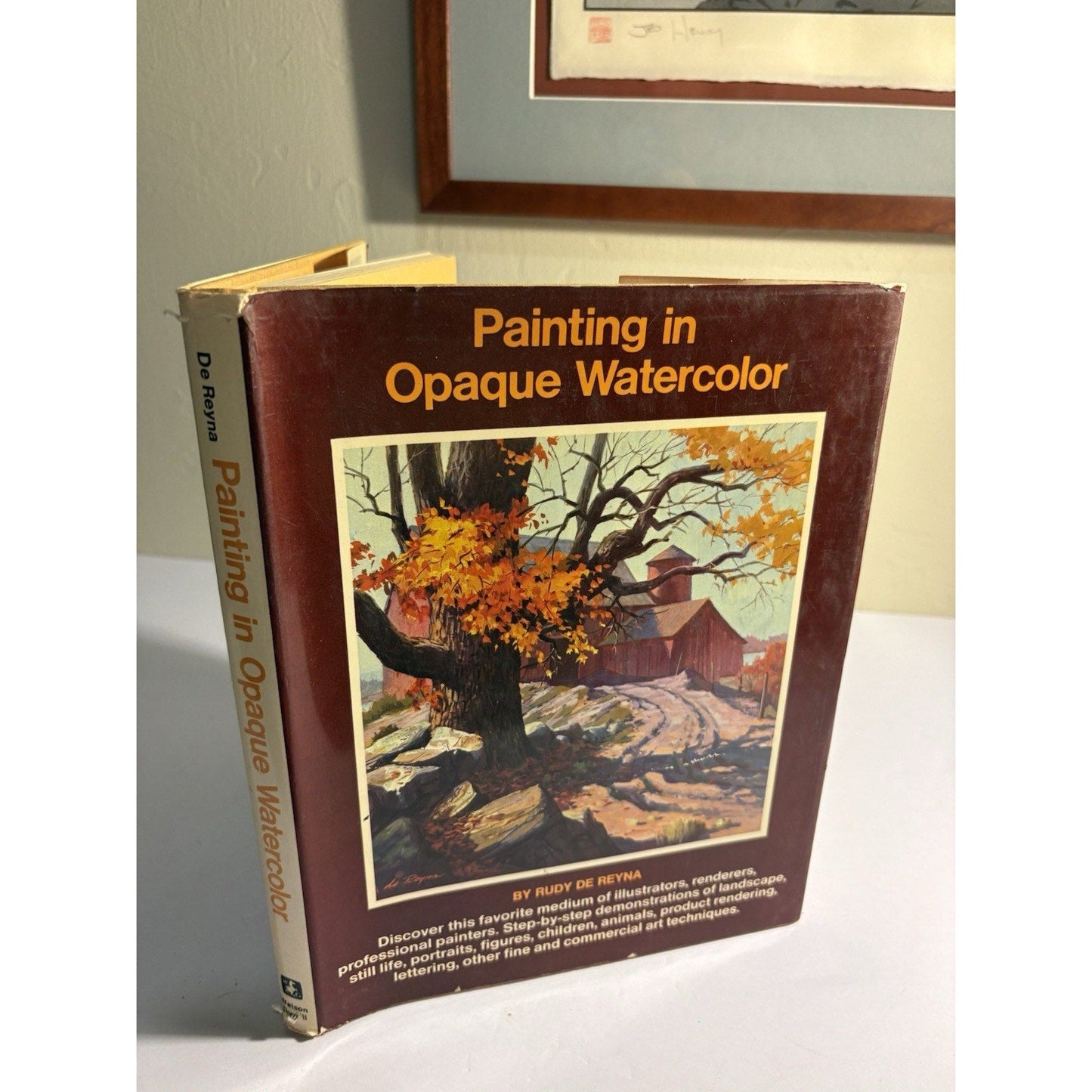 Painting in Opaque Watercolor by Rudy de Reyna 1969 Art Instruction - Humphrey's Book Den