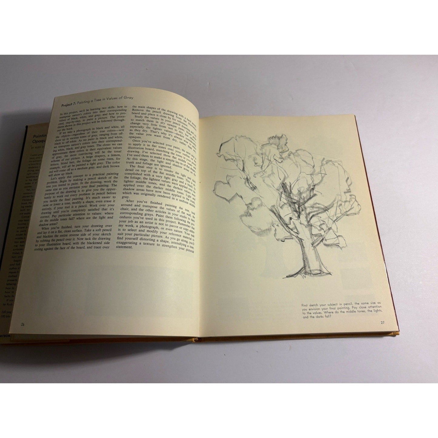 Painting in Opaque Watercolor by Rudy de Reyna 1969 Art Instruction - Humphrey's Book Den