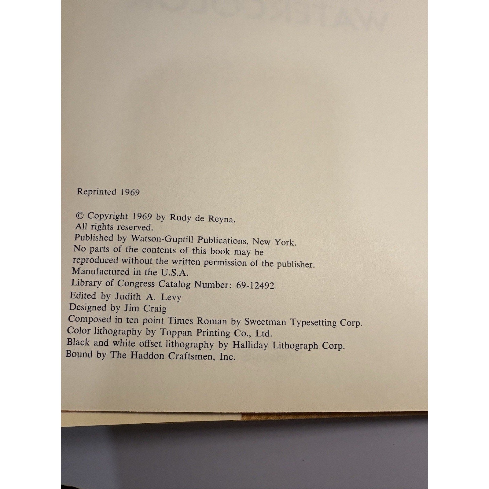 Painting in Opaque Watercolor by Rudy de Reyna 1969 Art Instruction - Humphrey's Book Den