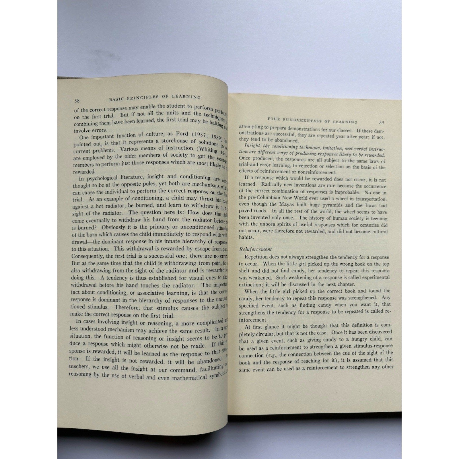 Personality and Psychotherapy Dollard Miller 1950 First Edition Learning Theory - Humphrey's Book Den