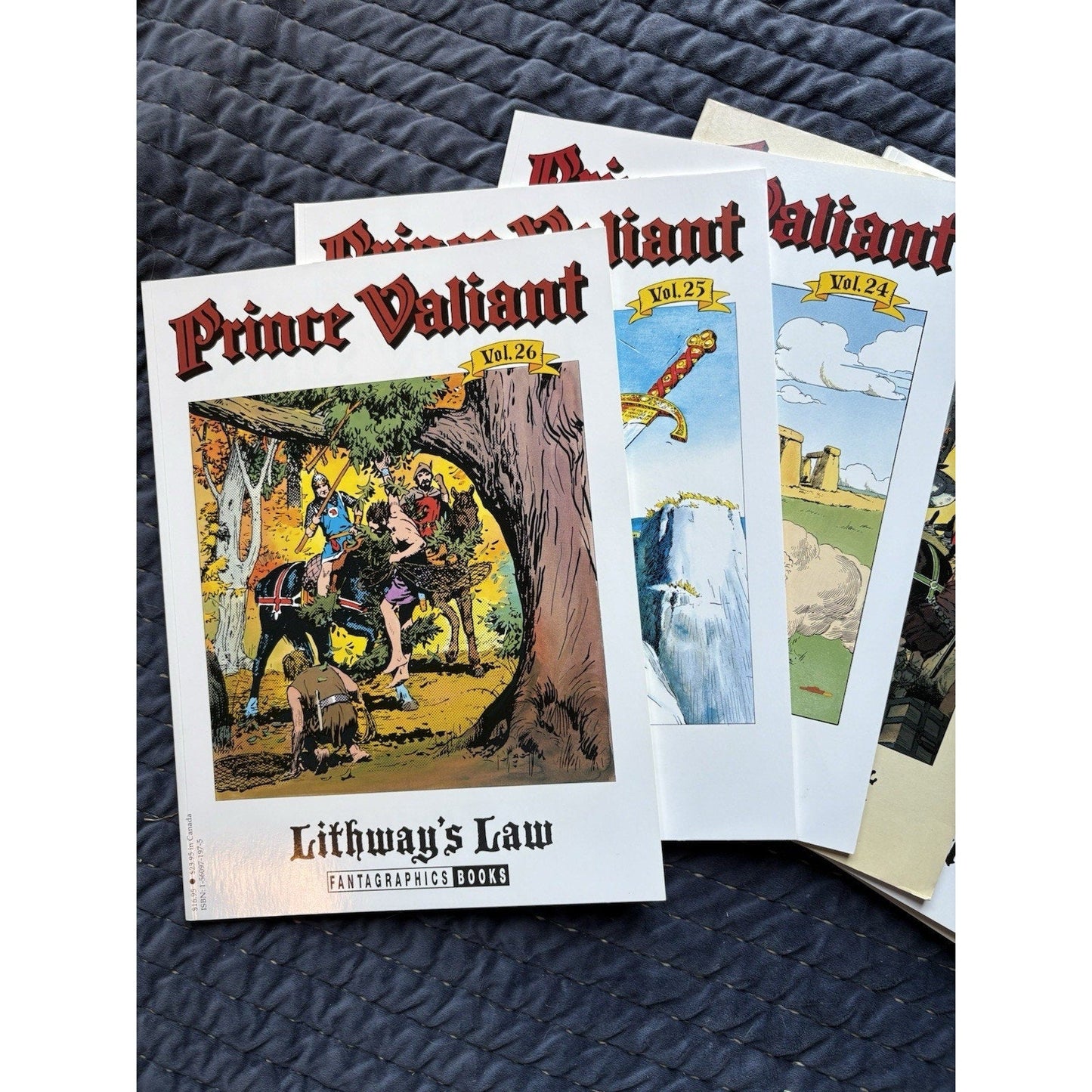 Prince Valiant Fantagraphics Book Lot Volume 24 - 33 1st & 2nd Printing 1990 - 1995 - Humphrey's Book Den