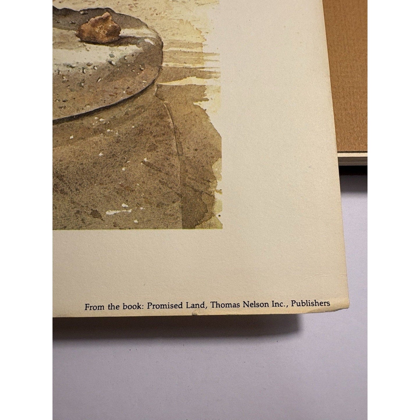 Promised Land Abba Eban 1978 1st Ed Gordon Wetmore Paintings Israel w/ Art Print - Humphrey's Book Den