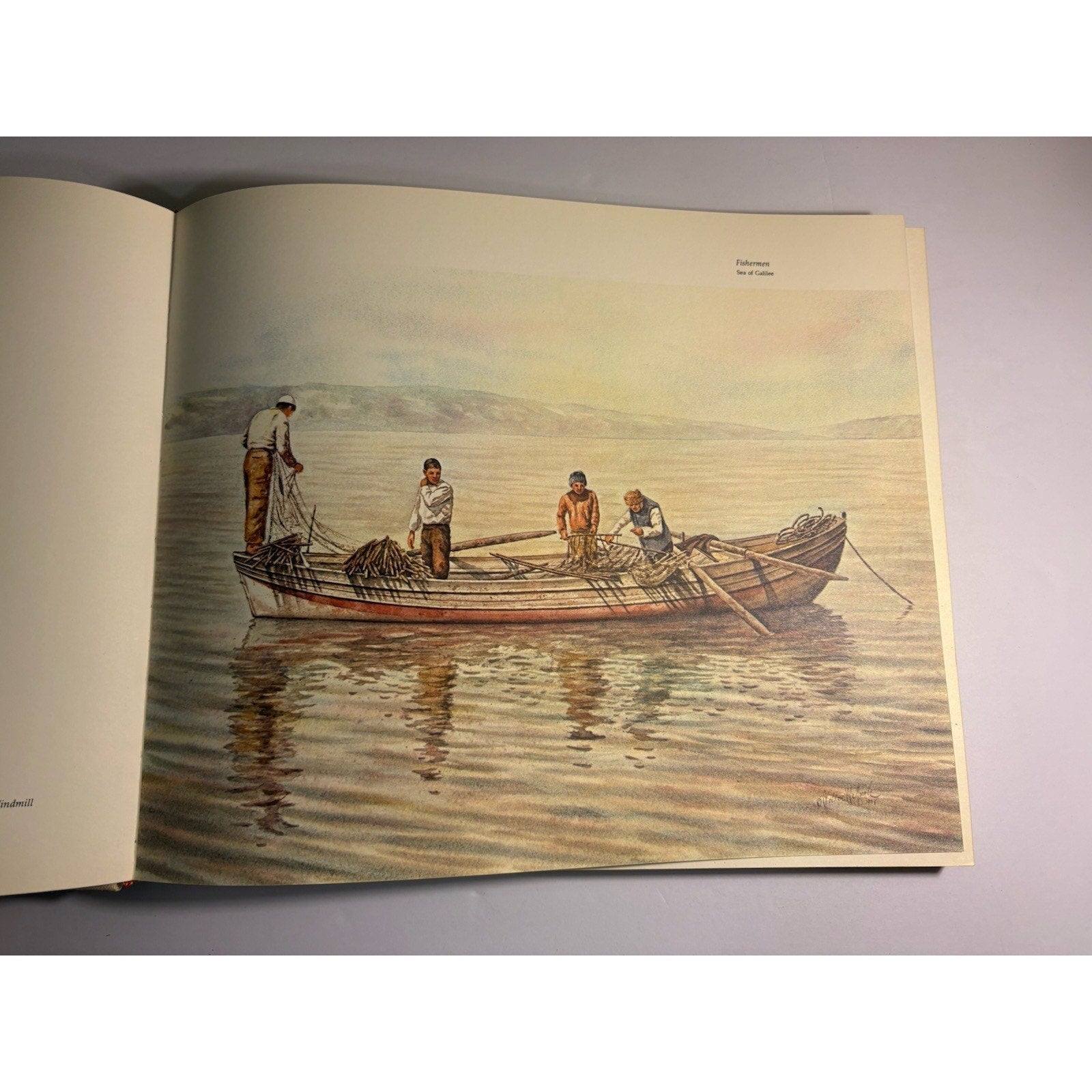 Promised Land Abba Eban 1978 1st Ed Gordon Wetmore Paintings Israel w/ Art Print - Humphrey's Book Den