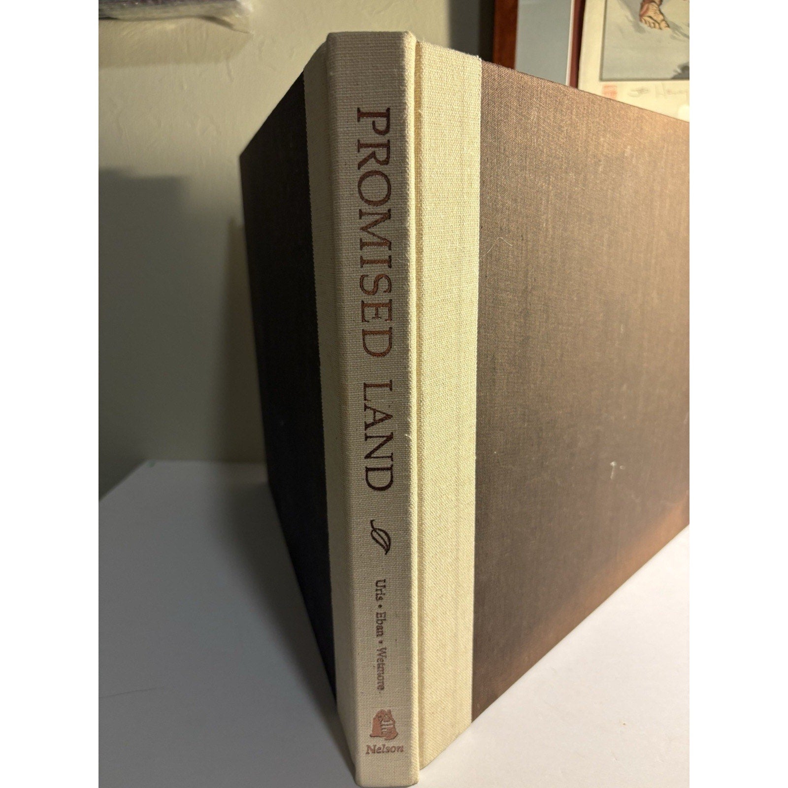 Promised Land Abba Eban 1978 1st Ed Gordon Wetmore Paintings Israel w/ Art Print - Humphrey's Book Den