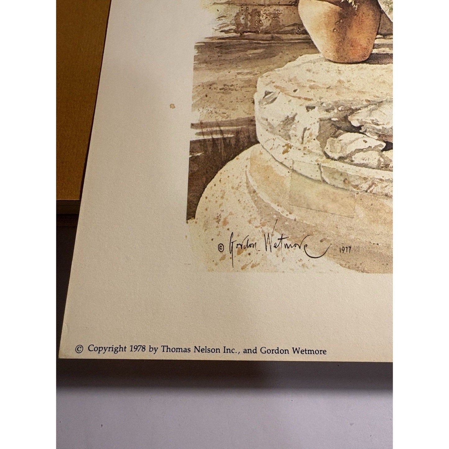 Promised Land Abba Eban 1978 1st Ed Gordon Wetmore Paintings Israel w/ Art Print - Humphrey's Book Den