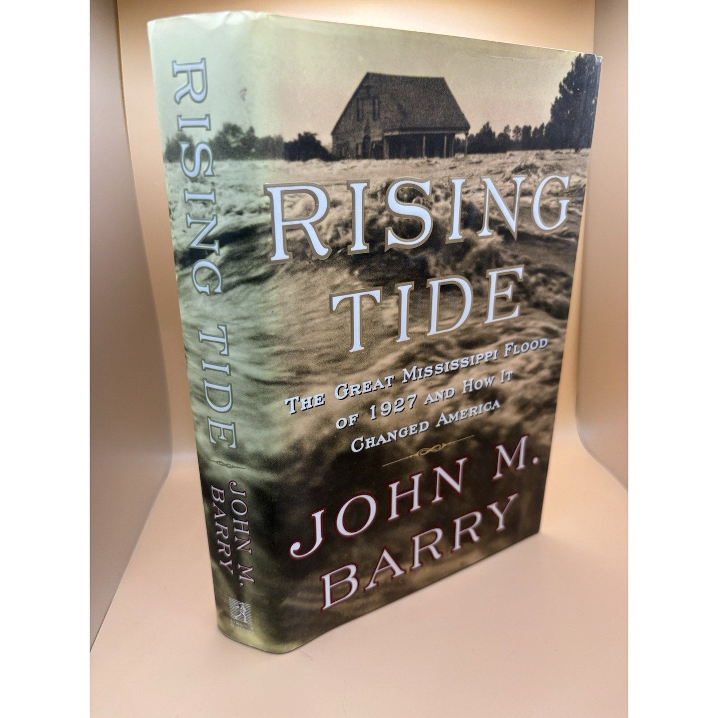 Rising Tide Great Mississippi Flood - John M Barry - First Edition - HCDJ 1997 - Humphrey's Book Den