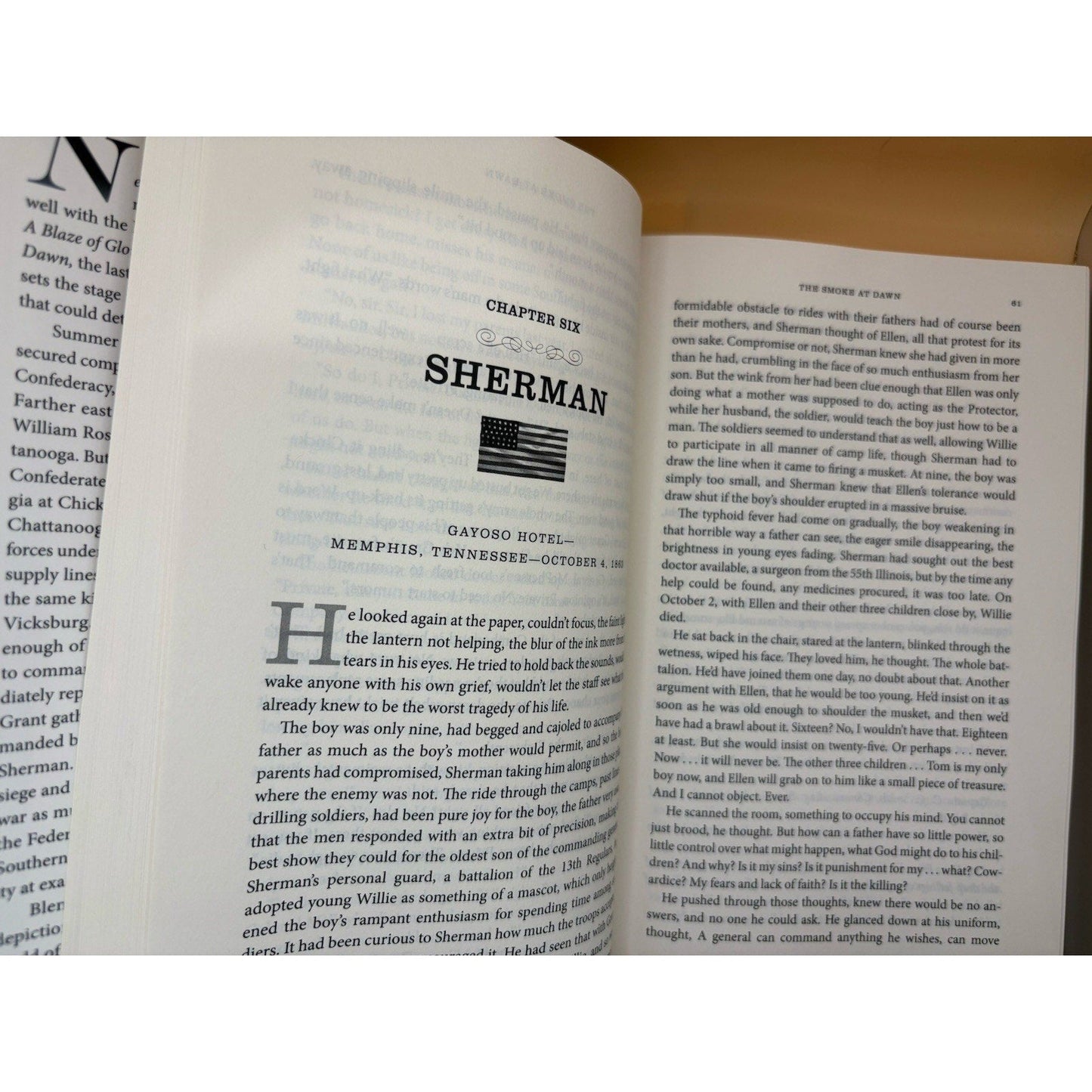 SIGNED Smoke at Dawn : A Novel of the Civil War by Jeff Shaara (2014, Hardcover) - Humphrey's Book Den