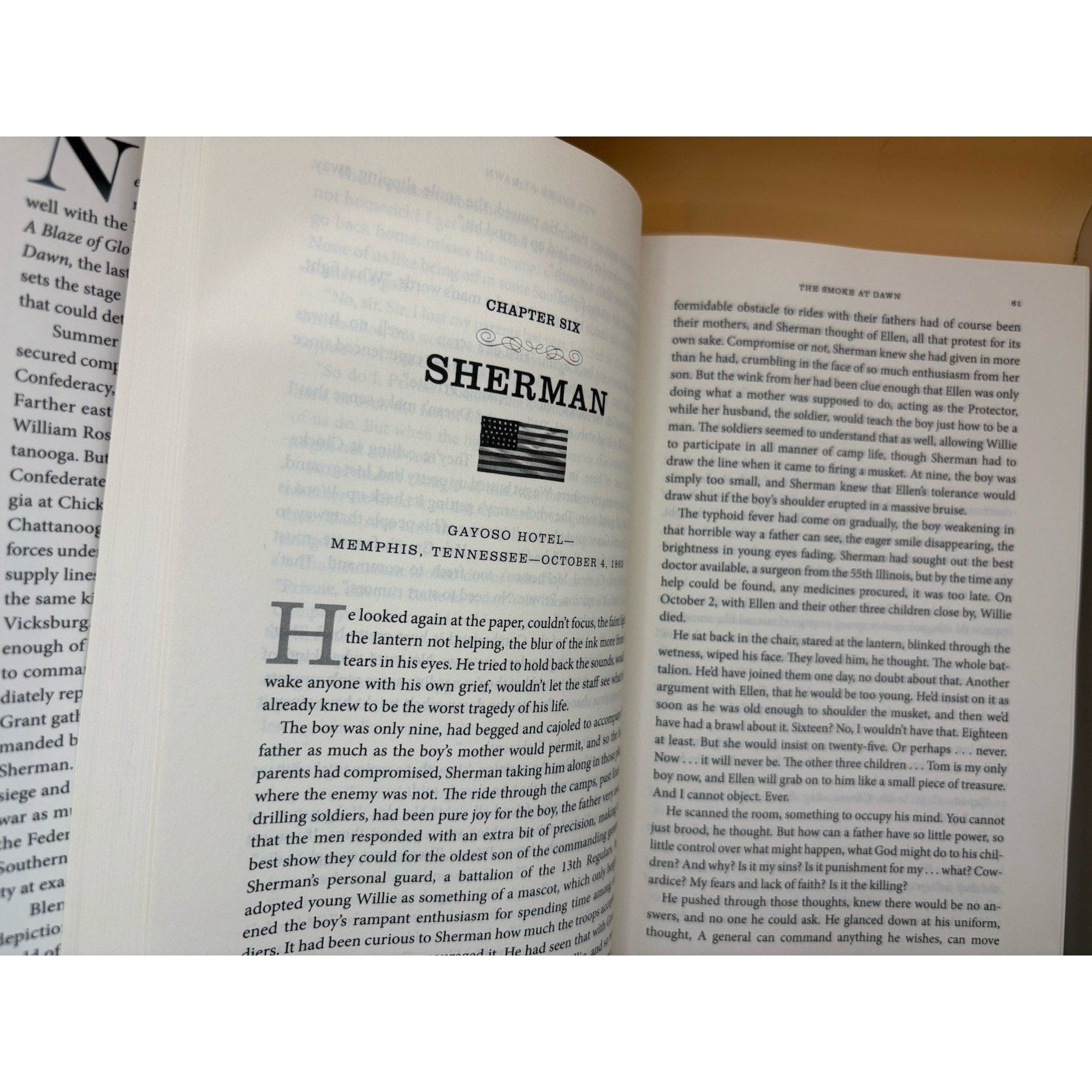 SIGNED Smoke at Dawn : A Novel of the Civil War by Jeff Shaara (2014, Hardcover) - Humphrey's Book Den