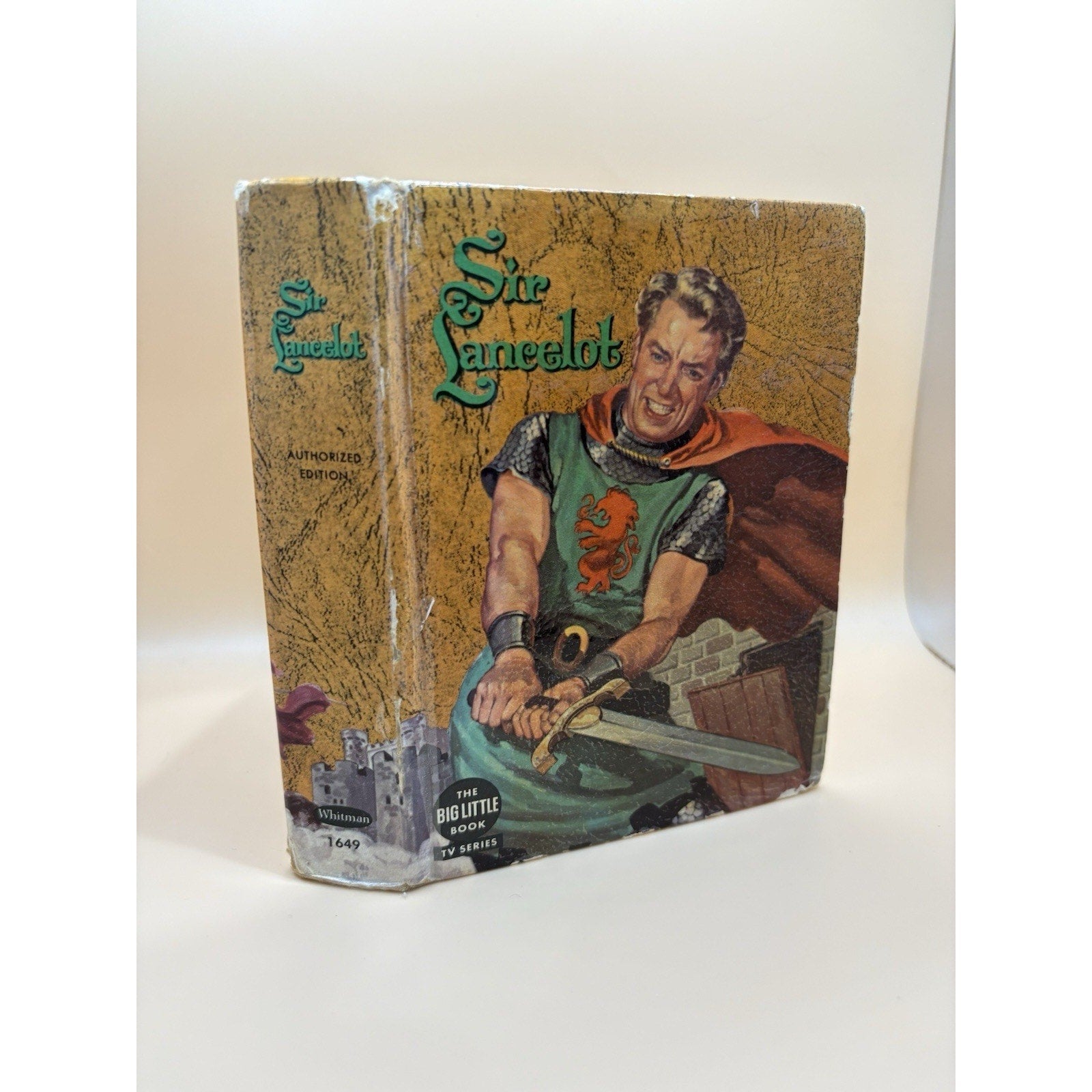 Sir Lancelot Whitman Big Little Book 1649 1956 Authorized TV Edition HC - Humphrey's Book Den