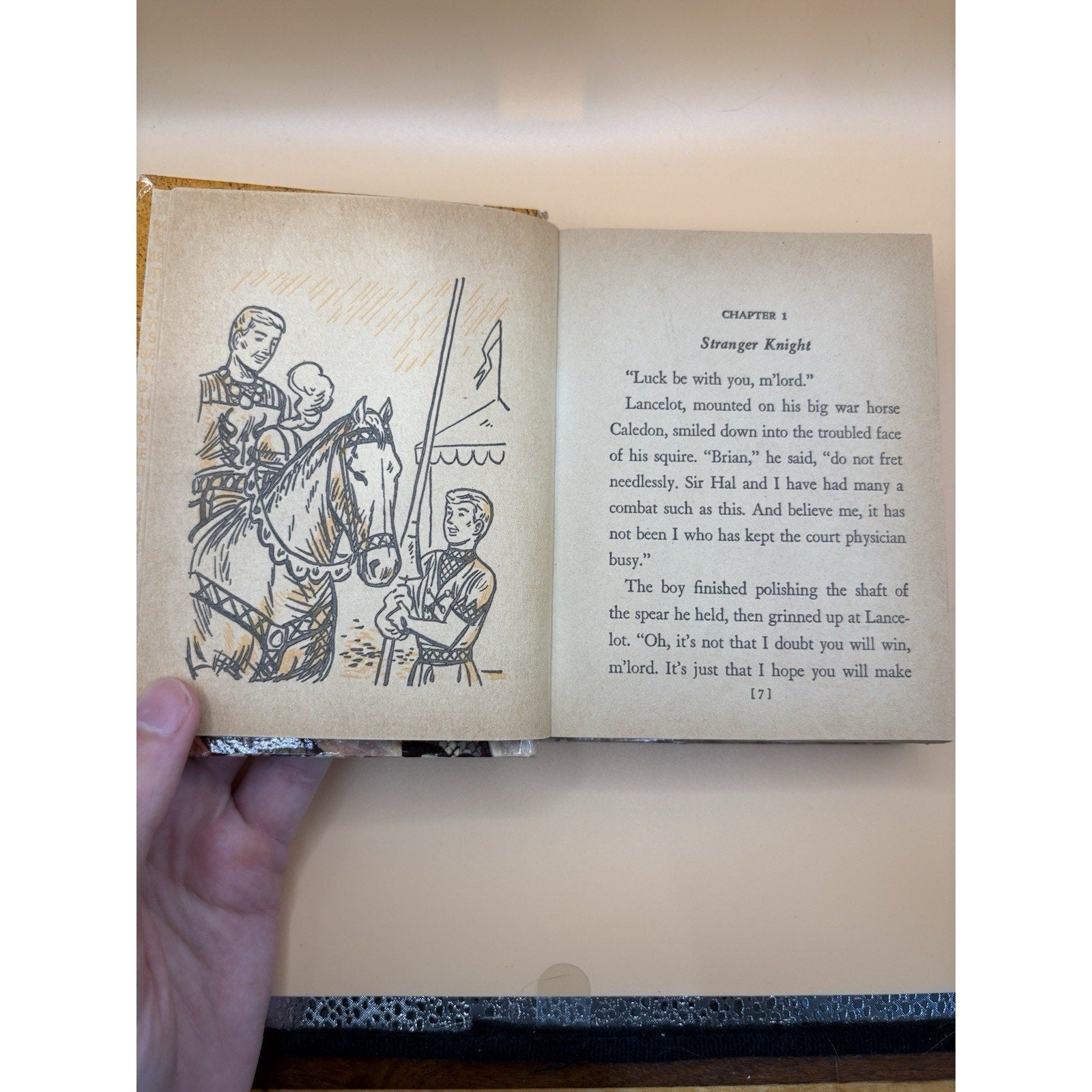 Sir Lancelot Whitman Big Little Book 1649 1956 Authorized TV Edition HC - Humphrey's Book Den