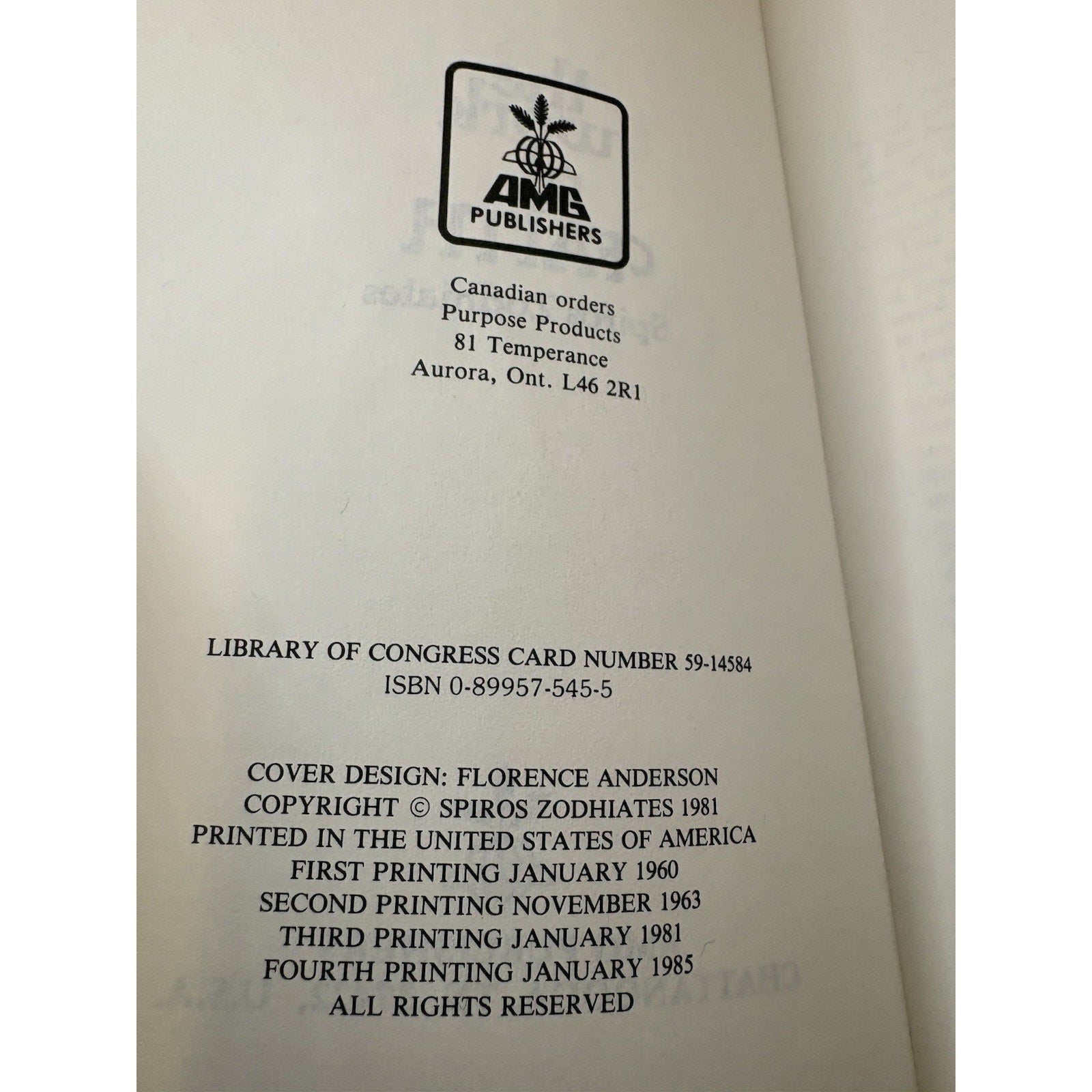 Spiros Zodhiates Exposition of James 3 Vol Set AMG 1985 Work Faith Love Hope PB - Humphrey's Book Den