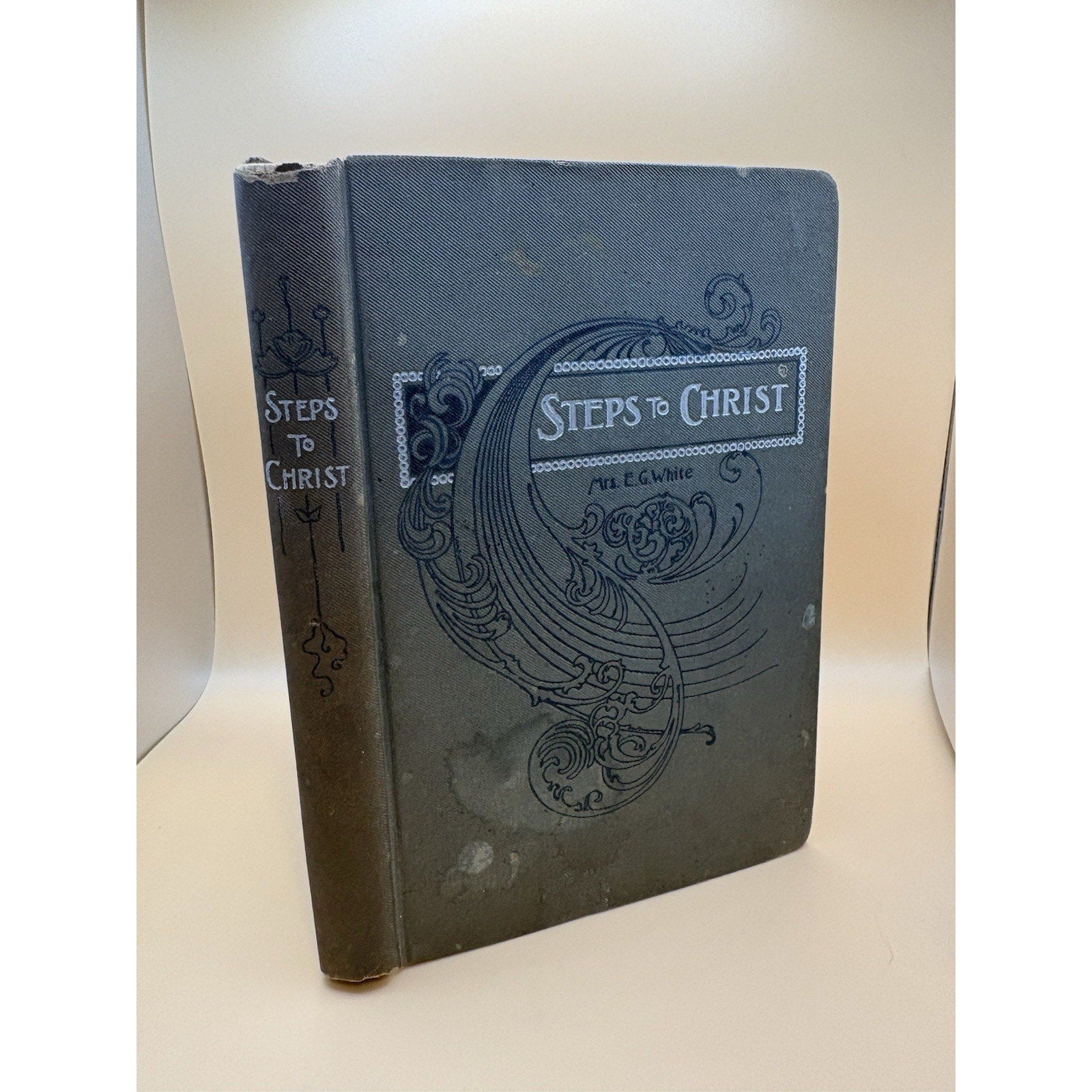 Steps to Christ Ellen G White 1899 Review & Herald Antique SDA HC - Humphrey's Book Den