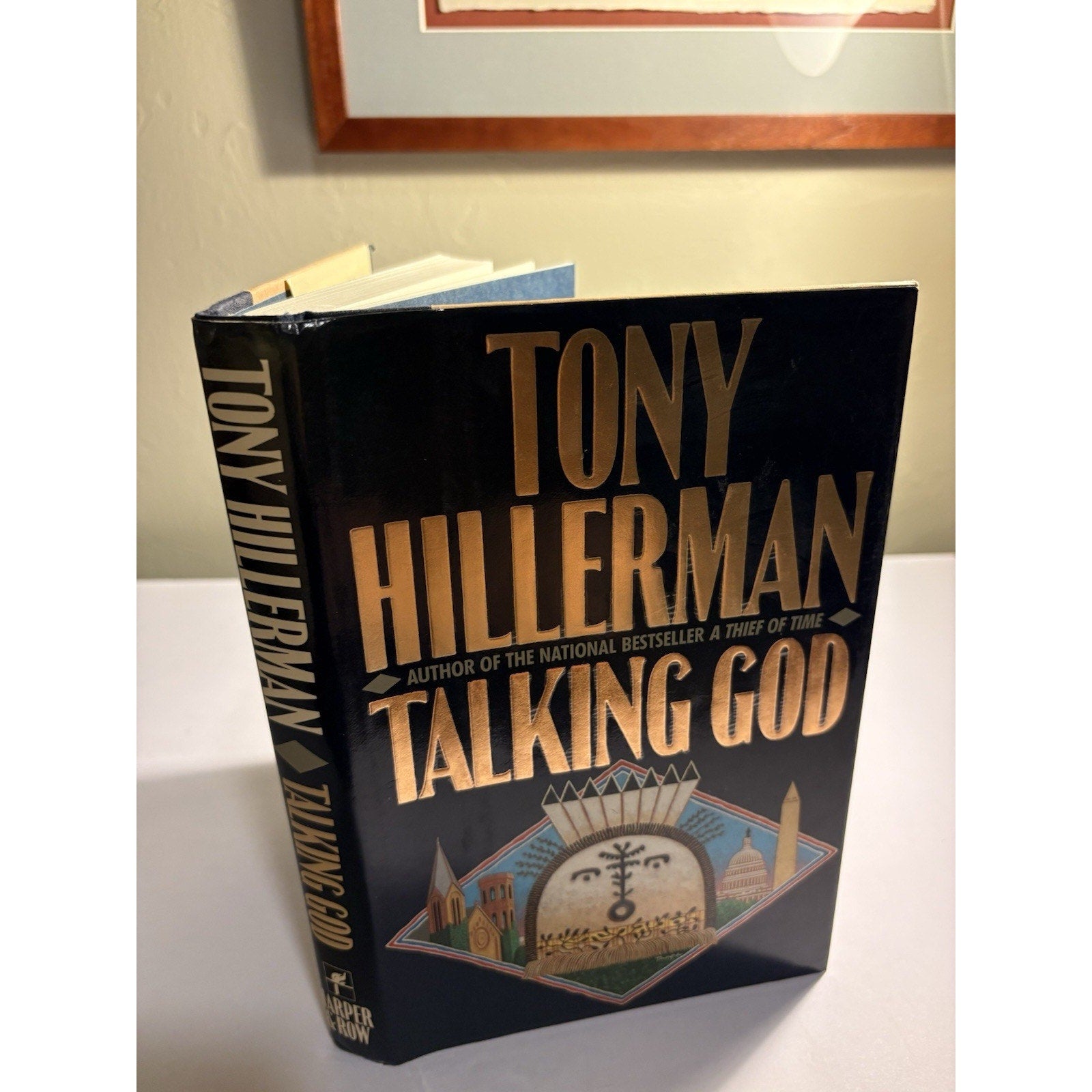 Talking God by Tony Hillerman 1989 First Edition Hardcover w/ Dust Jacket - Humphrey's Book Den