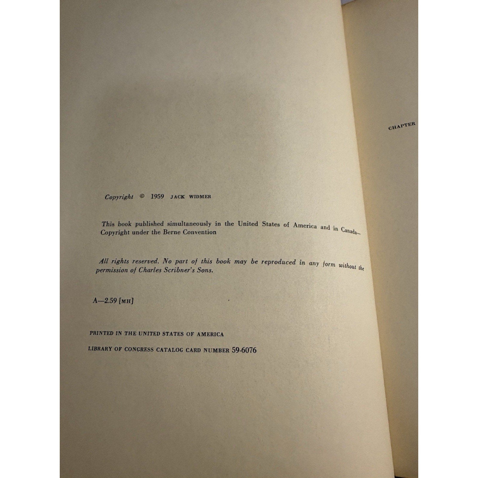 The American Quarter Horse – Jack Widmer (1959) Scribner HC w/ DJ - Humphrey's Book Den