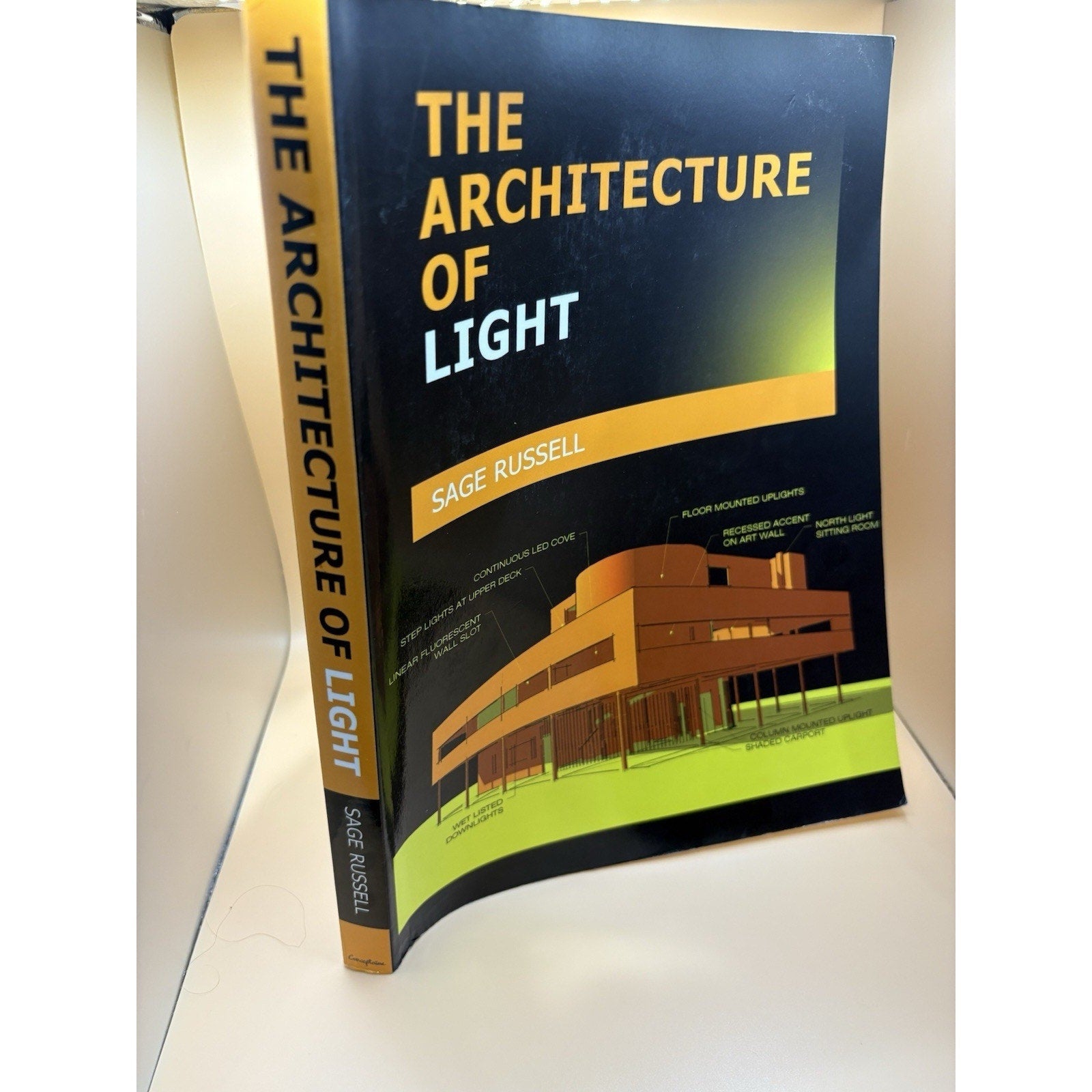 The Architecture of Light by Sage Russell HC 2008 Lighting Design Textbook - Humphrey's Book Den