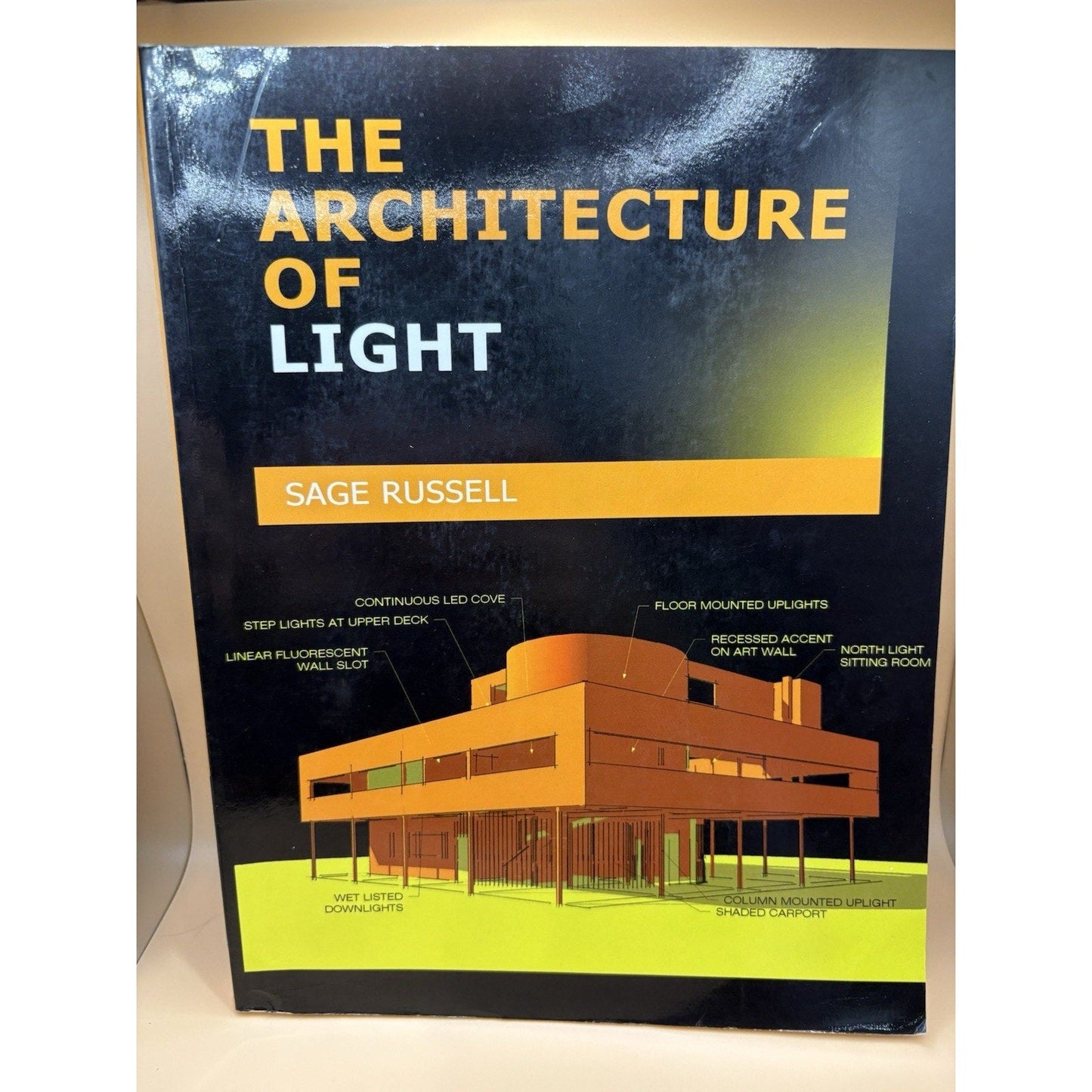 The Architecture of Light by Sage Russell HC 2008 Lighting Design Textbook - Humphrey's Book Den