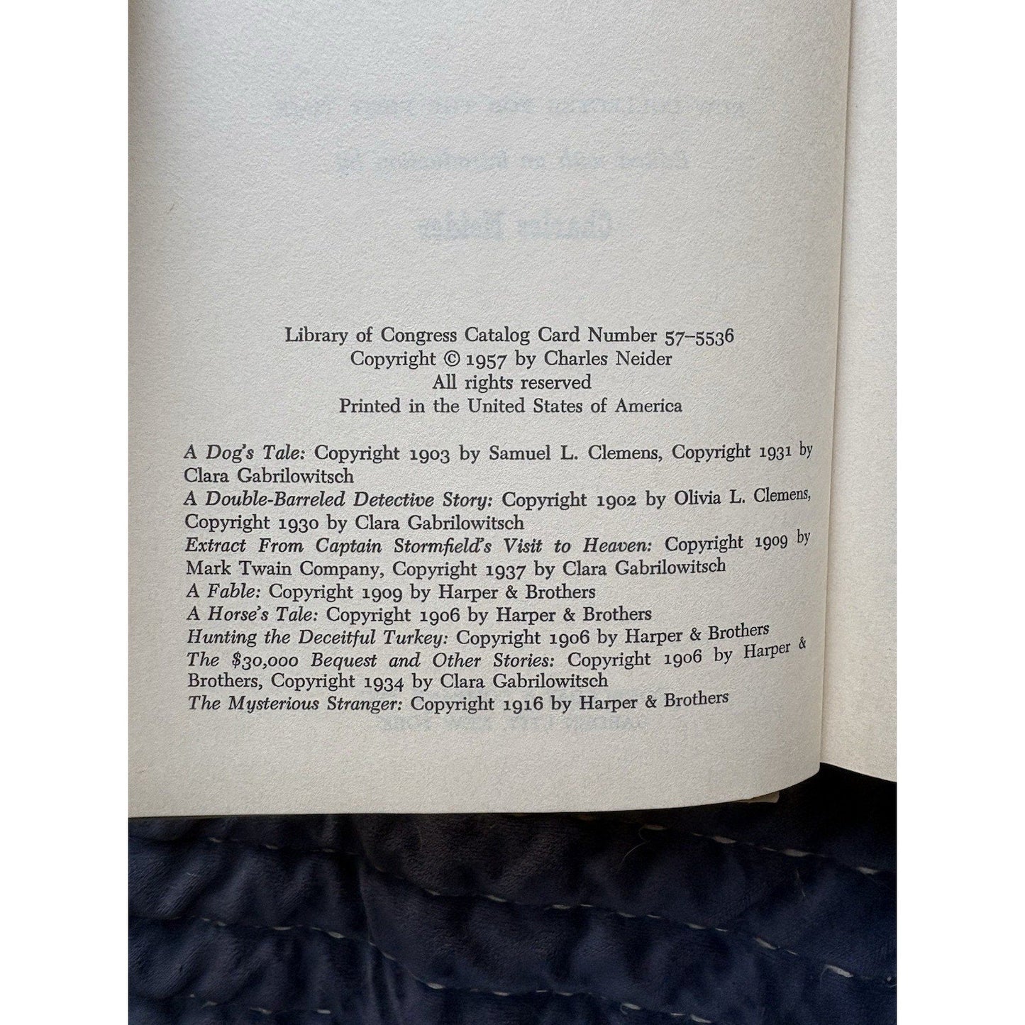 The Complete Short Stories of Mark Twain – Charles Neider Ed. 1957 HC/DJ - Humphrey's Book Den