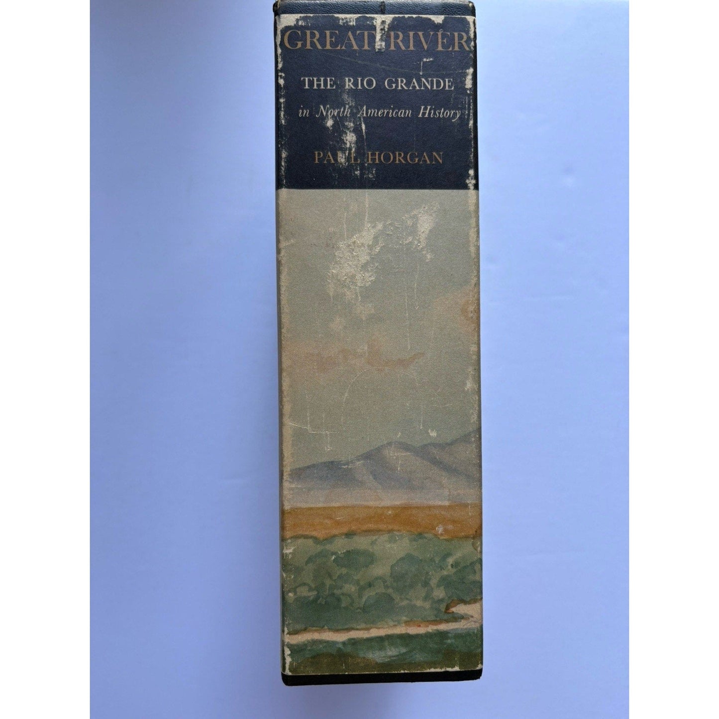 The Great River Paul Horgan 1954 1st Edition 2 Vol Set Rinehart Pulitzer Winner - Humphrey's Book Den