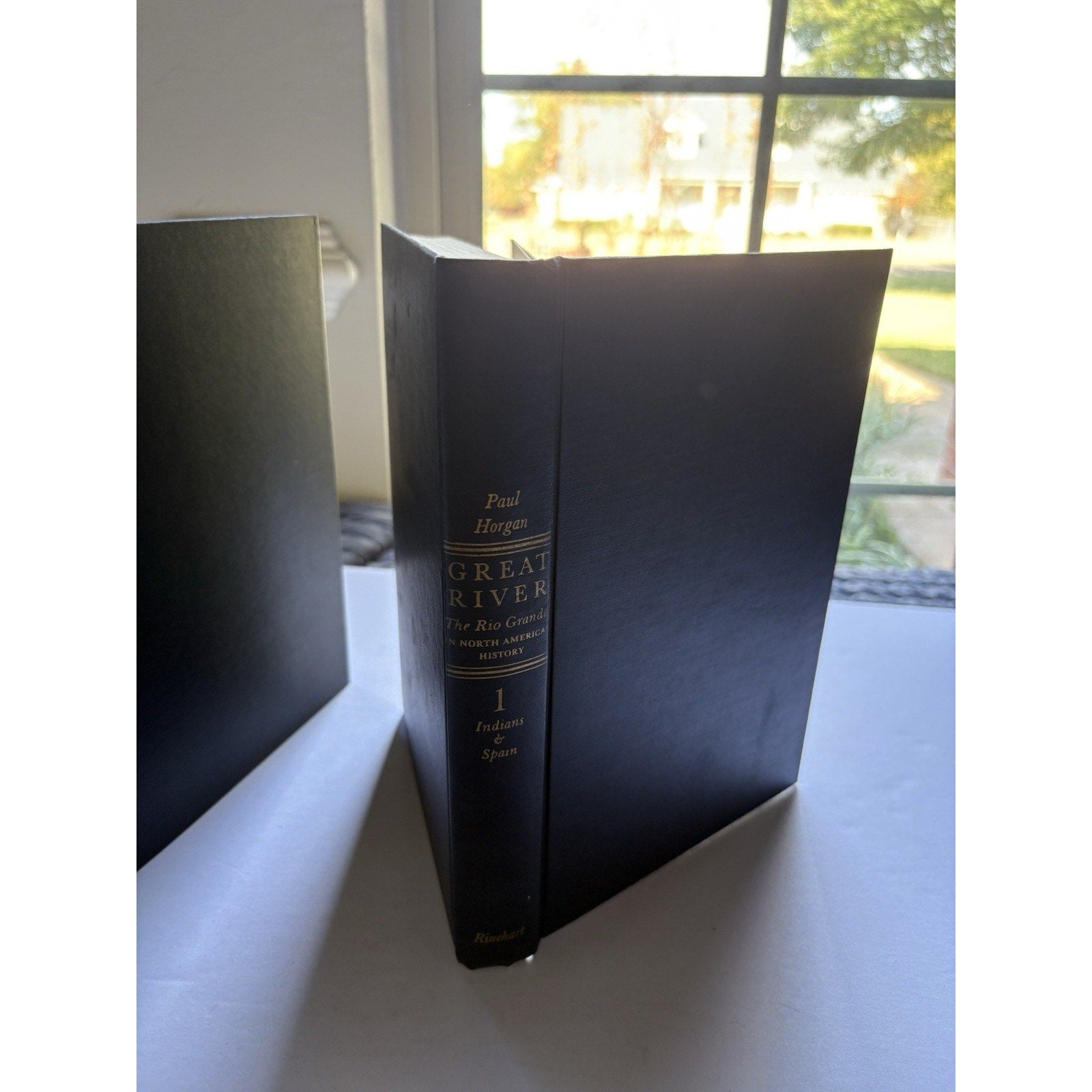 The Great River Paul Horgan 1954 1st Edition 2 Vol Set Rinehart Pulitzer Winner - Humphrey's Book Den