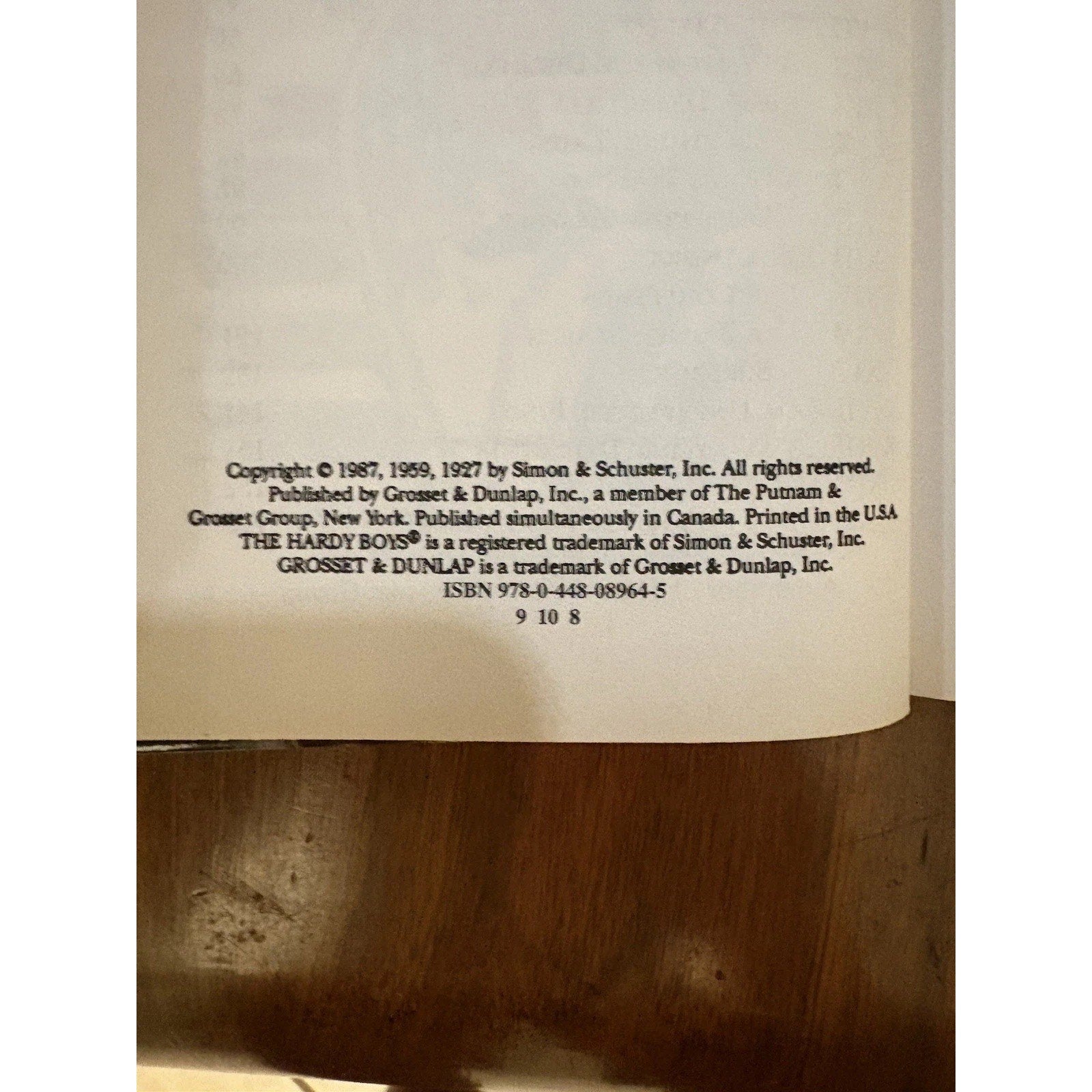 The Hardy Boys The Tower Treasure And The House On The Cliff Grosset & Dunlap - Humphrey's Book Den