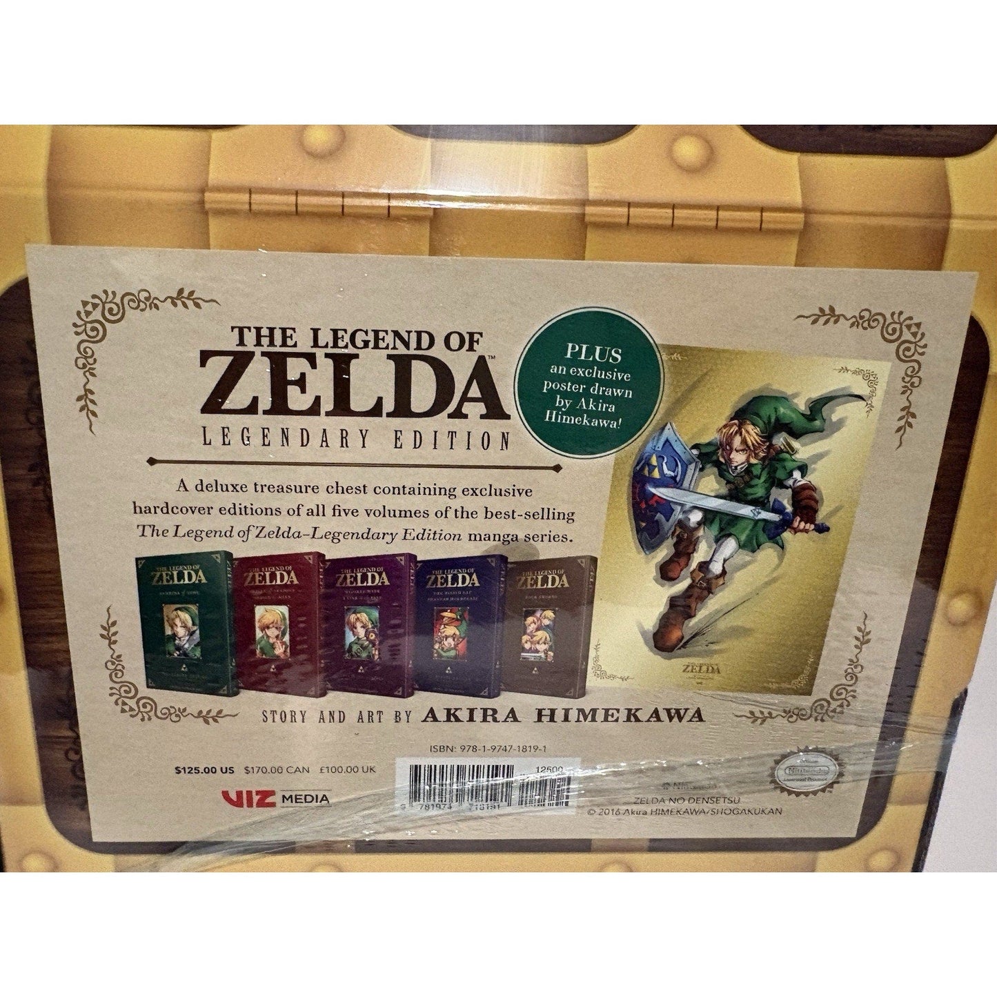 The Legend of Zelda Legendary Edition Box Set Factory Sealed w/ Poster - Humphrey's Book Den