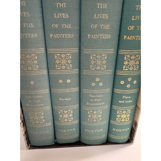 The Lives of the Painters John Canaday 4 Volume Set 1969 First Edition (Norton) - Humphrey's Book Den