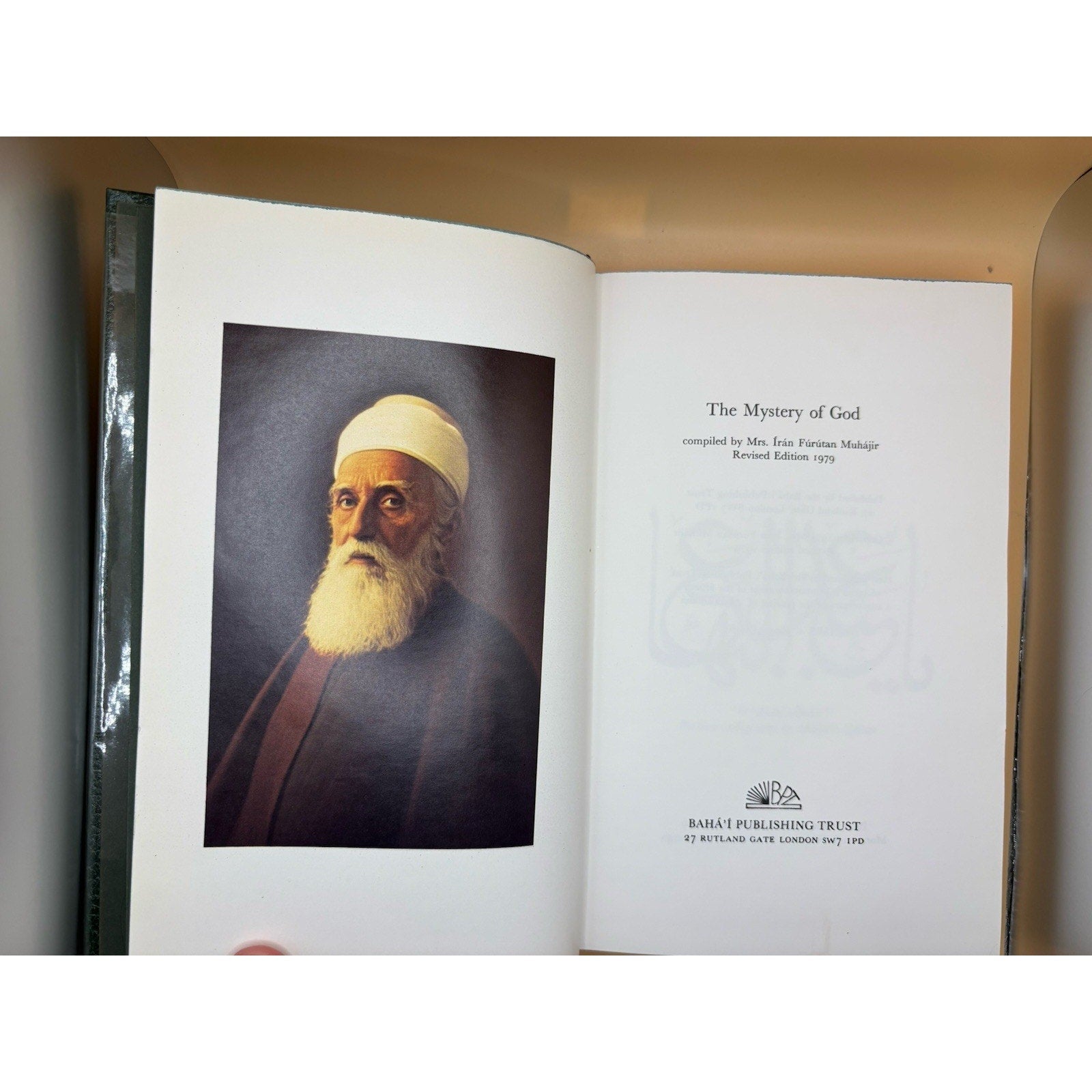 The Mystery of God – Baháʼí Publishing Trust – Leather Gilt HC (1979) - Humphrey's Book Den