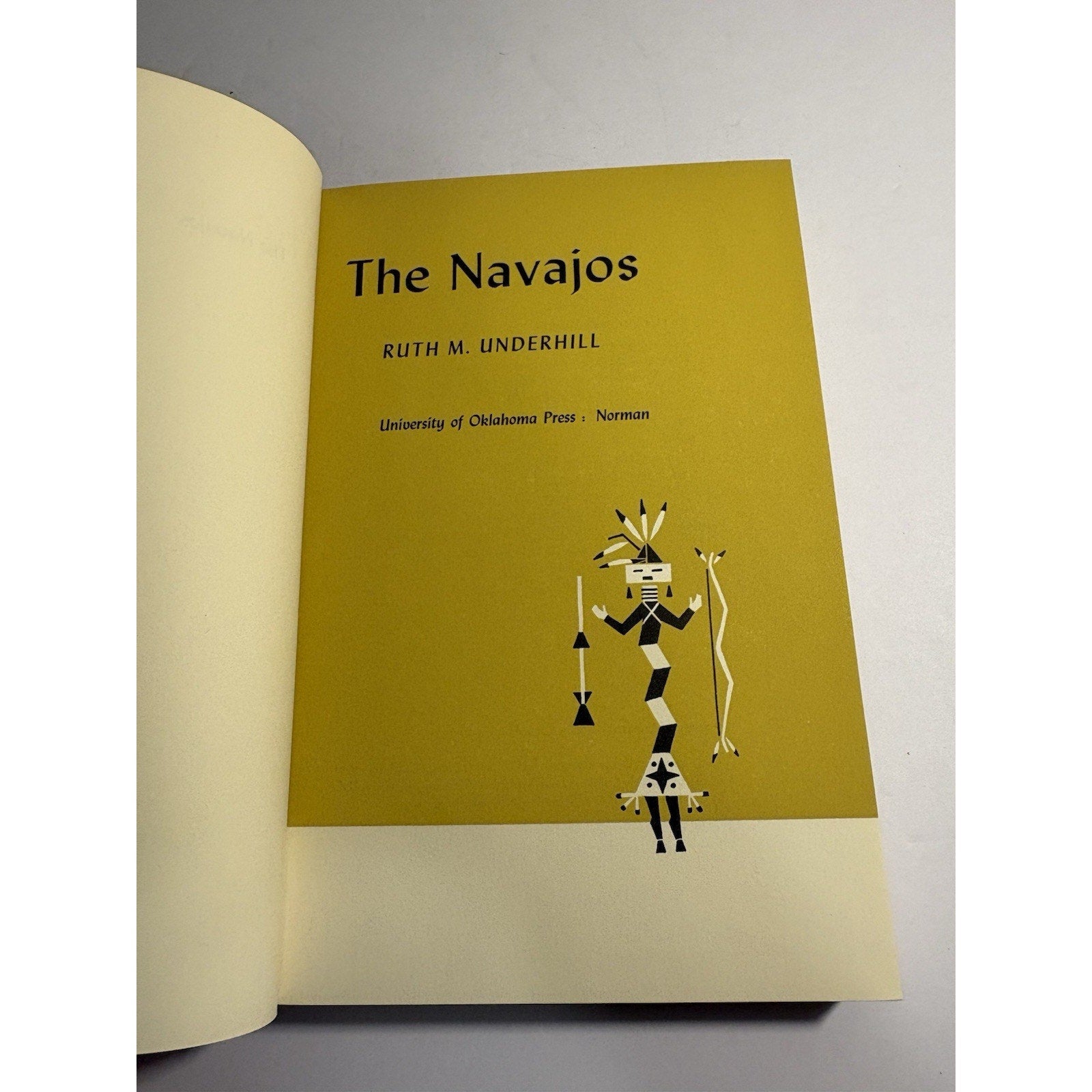 The Navajos Ruth M Underhill 1956 First Edition Univ of Oklahoma Press - Humphrey's Book Den