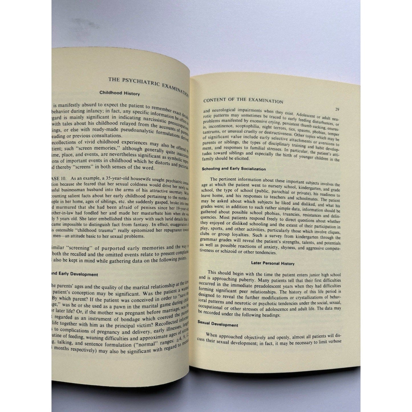 The Psychiatric Examination Jules Masserman MD 1974 Hardcover Psychiatry Book - Humphrey's Book Den