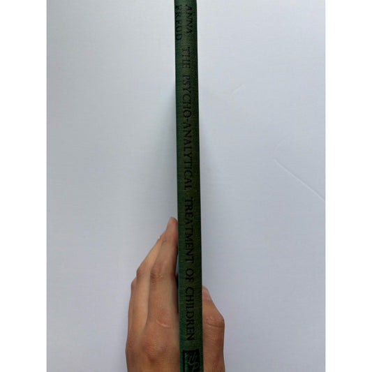 The Psycho - Analytical Treatment of Children by Anna Freud 1959 Hardcover - Humphrey's Book Den