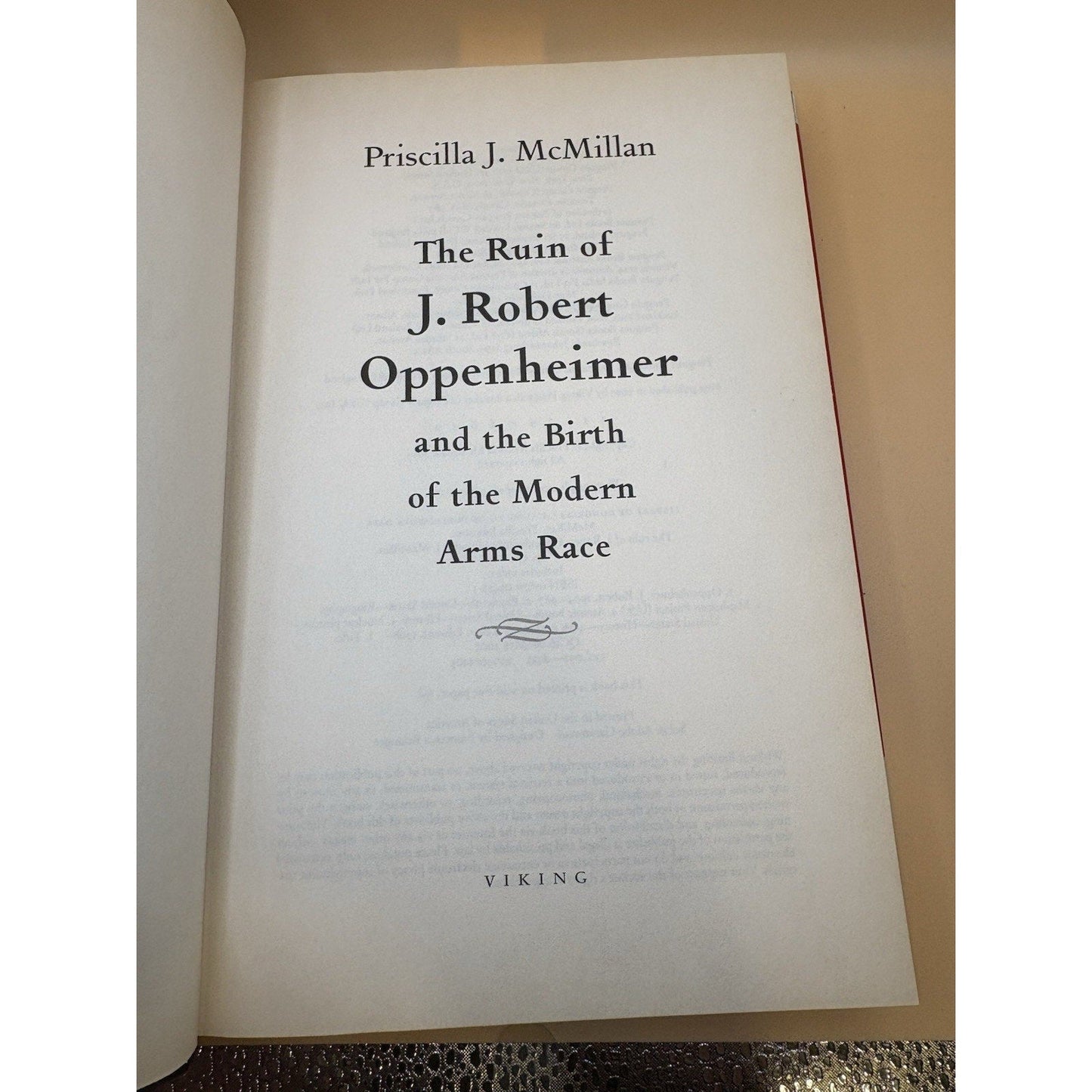 The Ruin of J. Robert Oppenheimer HC Viking 2005 1st Ed Biography DJ - Humphrey's Book Den
