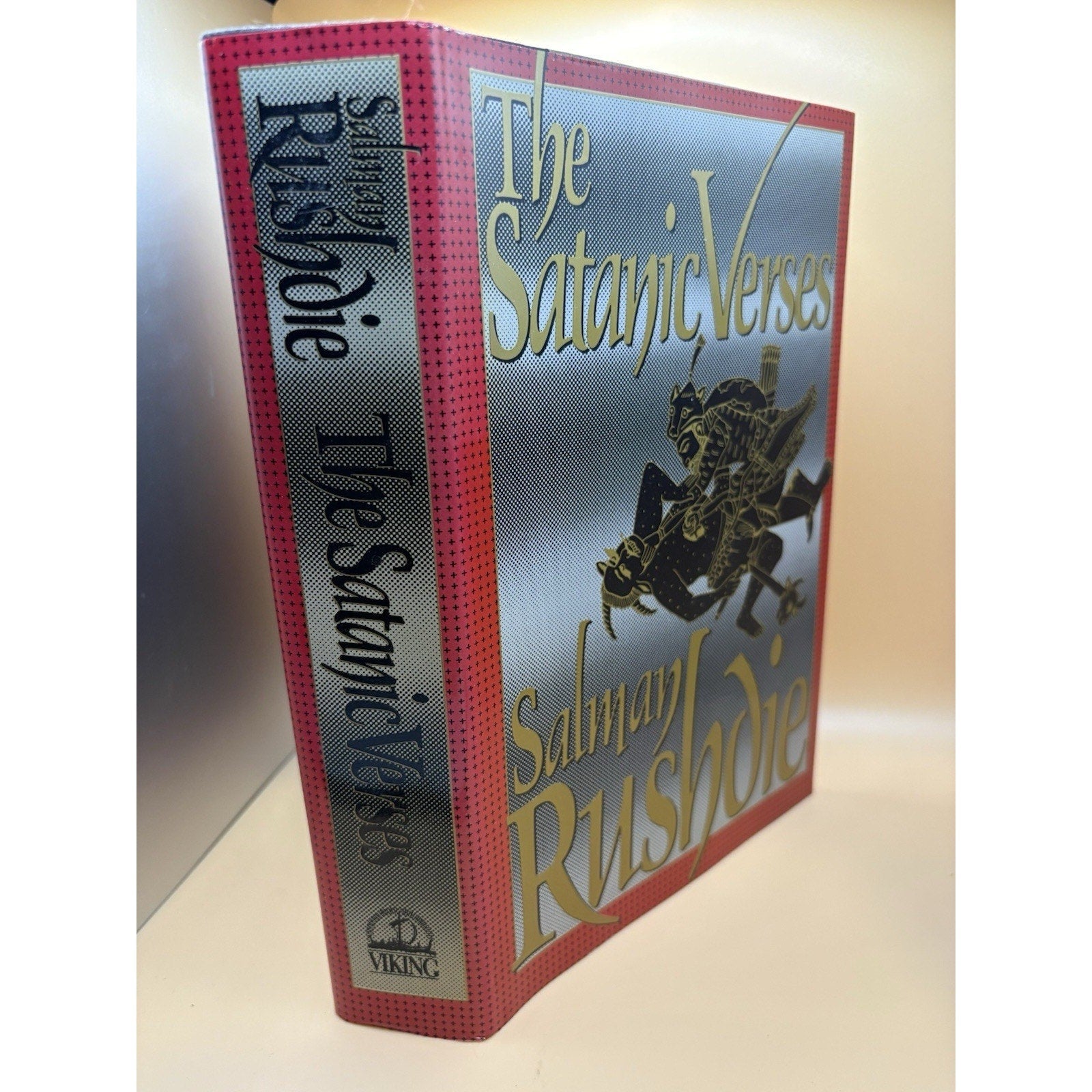 The Satanic Verses Salman Rushdie 1989 1st Ed Viking Hardcover Collectible - Humphrey's Book Den