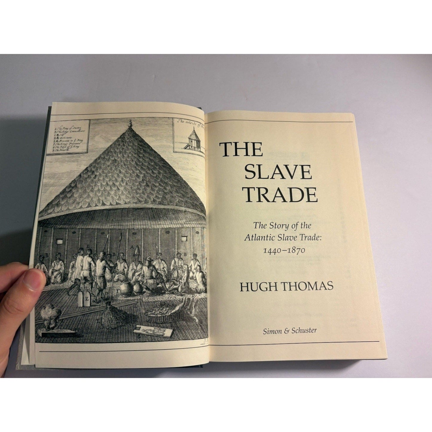 The Slave Trade Hugh Thomas 1997 First Edition Hardcover Simon & Schuster - Humphrey's Book Den