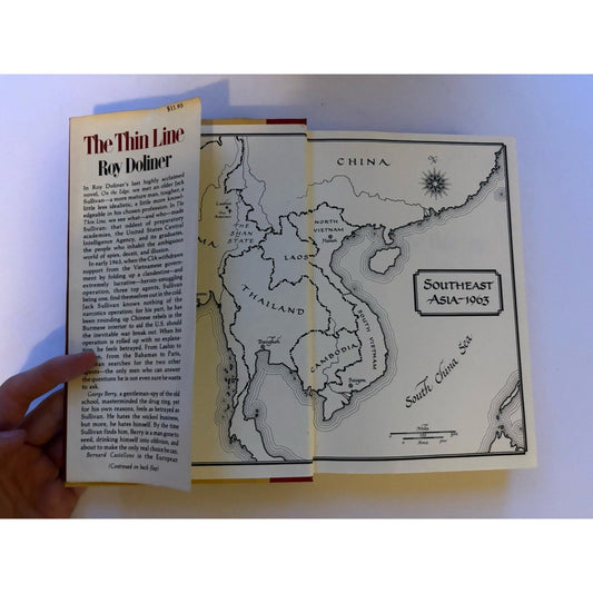 The Thin Line Roy Doliner Signed Hardcover w/ Dust Jacket Crown Publishers - Humphrey's Book Den