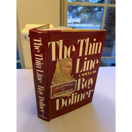 The Thin Line Roy Doliner Signed Hardcover w/ Dust Jacket Crown Publishers - Humphrey's Book Den