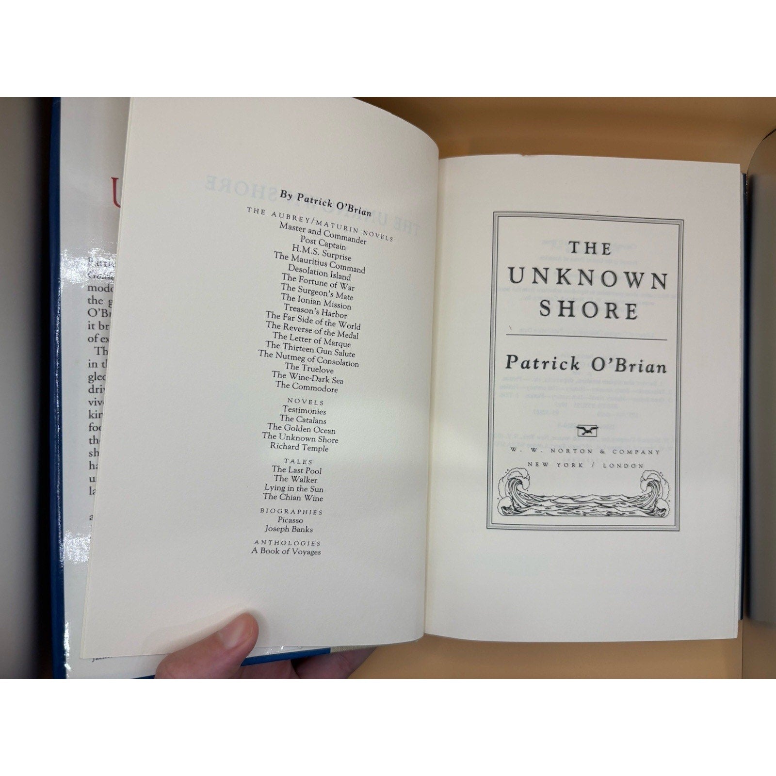 The Unknown Shore – Patrick O’Brian – 1995 1st American Ed HC w/ DJ - Humphrey's Book Den