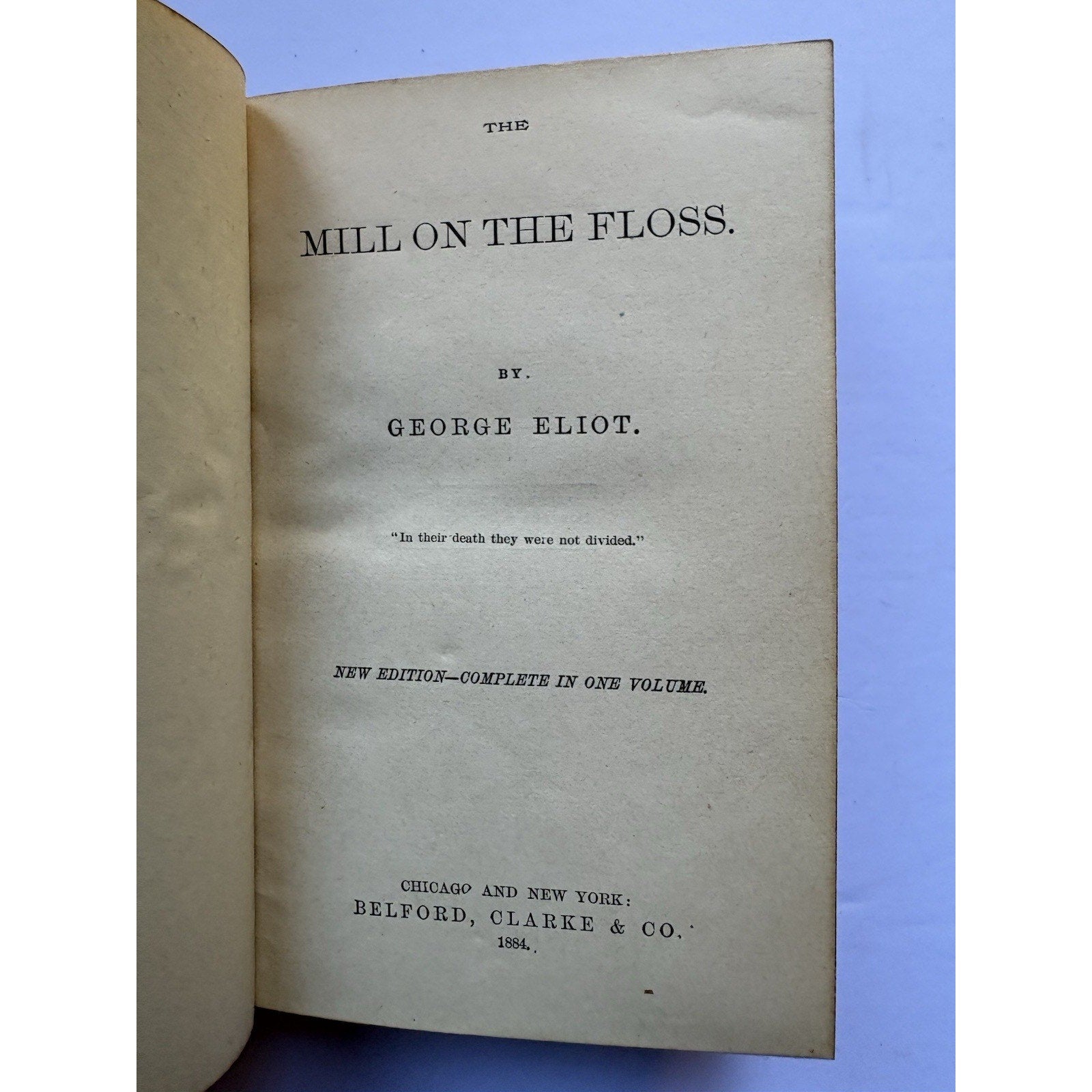 The Works of George Eliot–Complete 8 Vol. Set–Donohue & Henneberry Chicago 1884 - Humphrey's Book Den