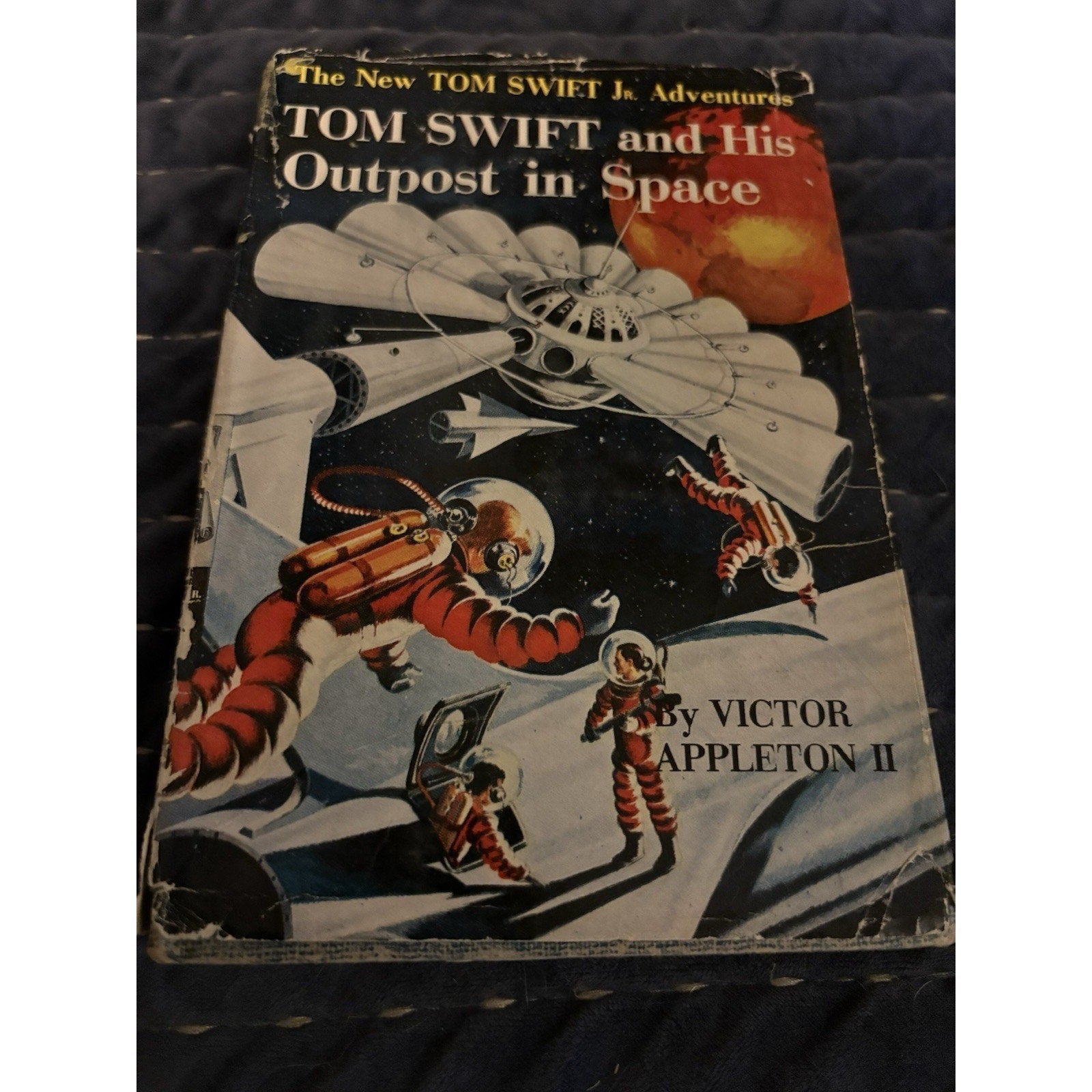 TOM SWIFT And His Outpost In Space Victor Appleton II HC Dust Jacket 1955 - Humphrey's Book Den