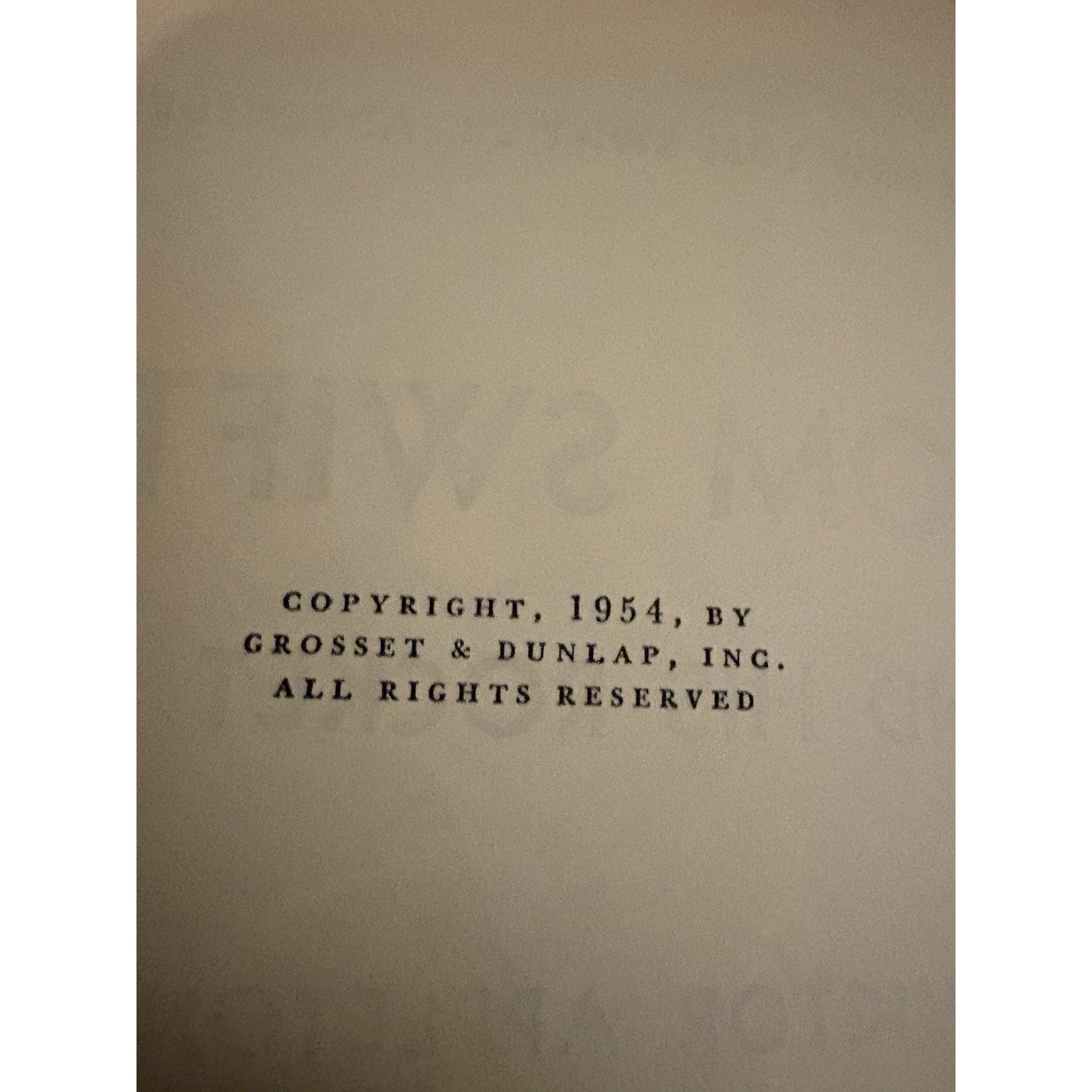 Tom Swift And His Rocket Ship By Victor Appleton Hardcover DJ G&D 1954 - Humphrey's Book Den