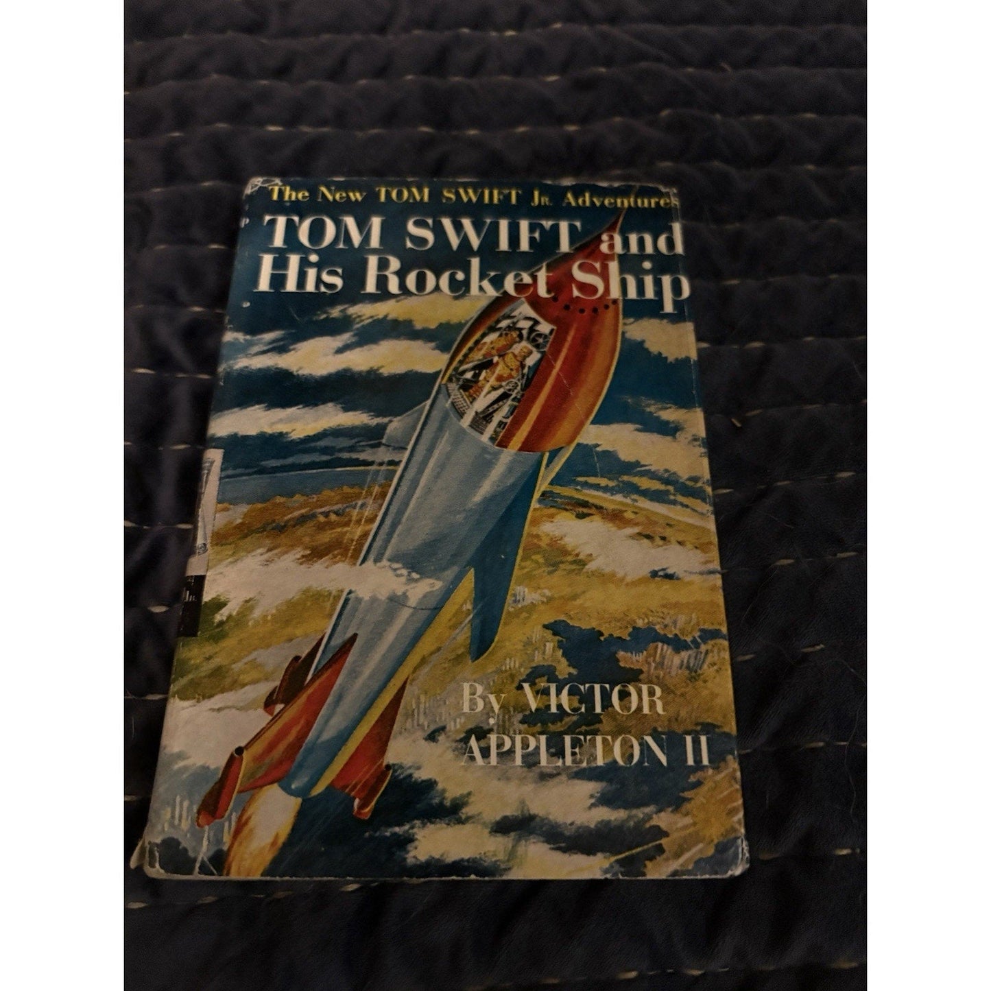 Tom Swift And His Rocket Ship By Victor Appleton Hardcover DJ G&D 1954 - Humphrey's Book Den
