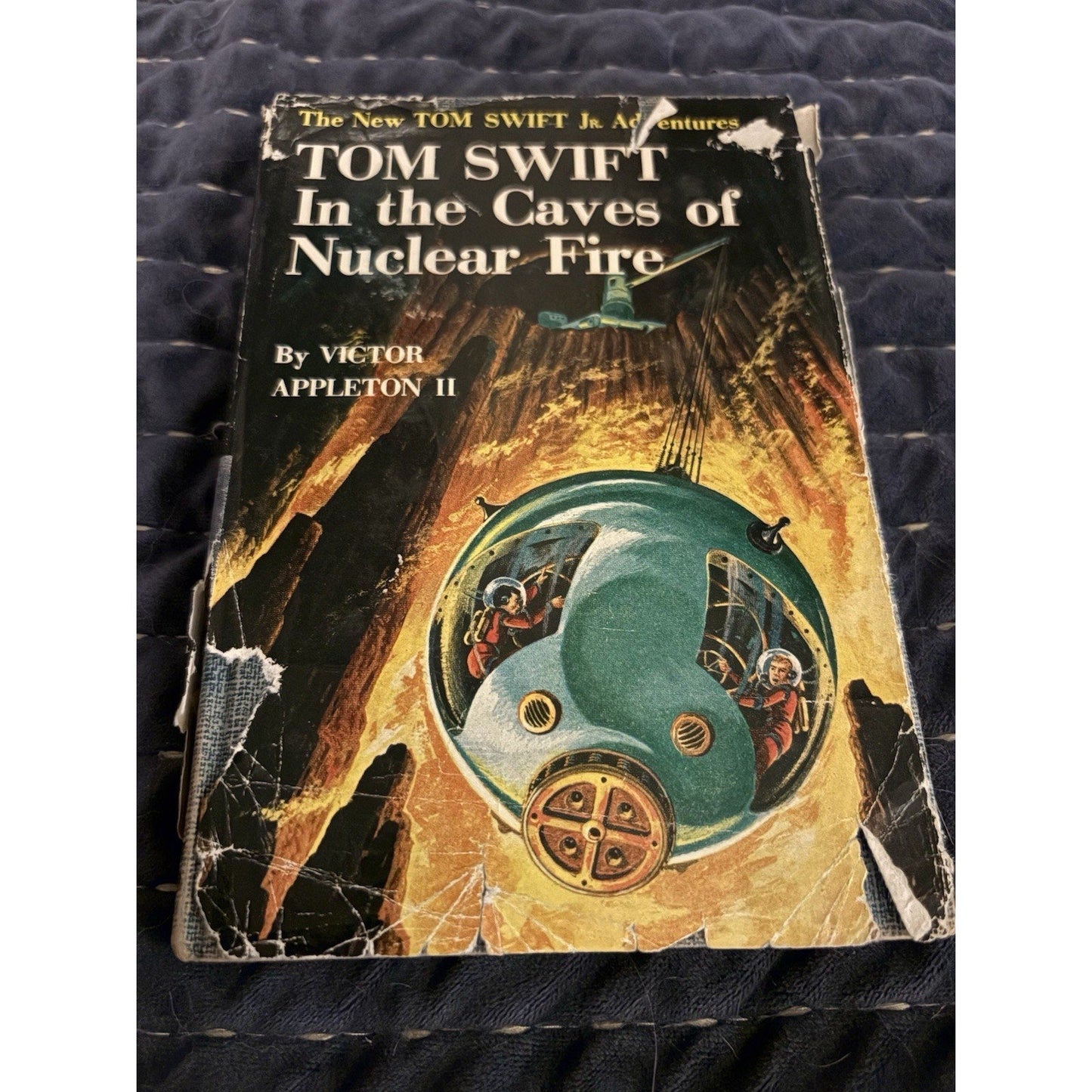Tom Swift In The Caves of Nuclear Fire Victor Appleton II 1956 Hardcover DJ G&D - Humphrey's Book Den
