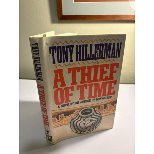 Tony Hillerman A Thief of Time 1988 First Edition Hardcover w/ Dust Jacket - Humphrey's Book Den