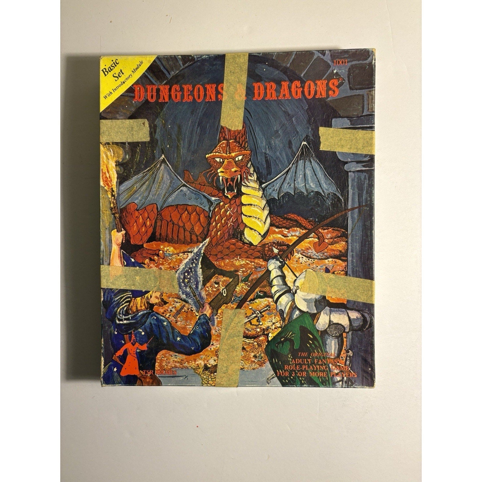 TSR Dungeons & Dragons Basic Set 1001 Box + Doomkeep + 4 DM Screens - Humphrey's Book Den