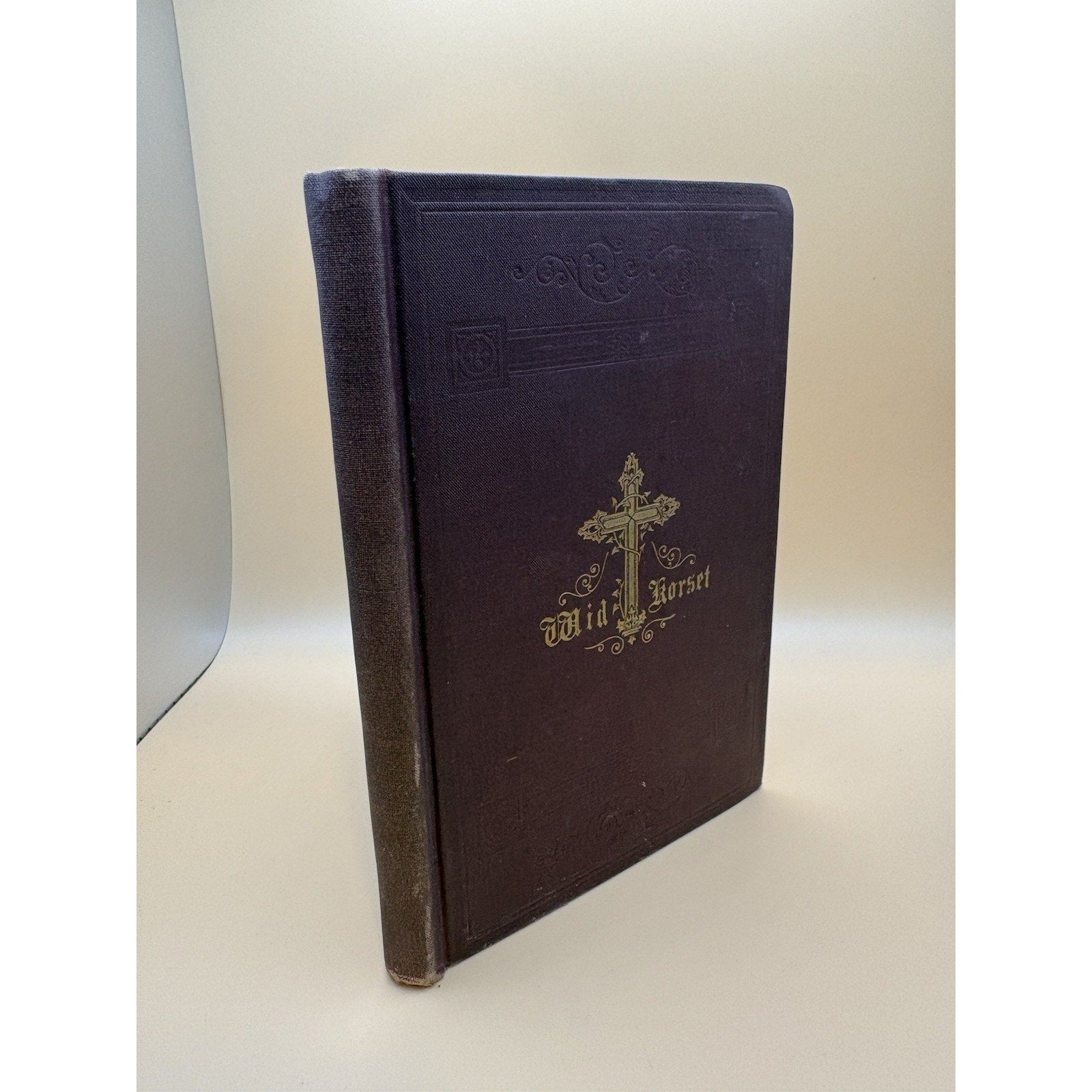 Vid Korset 1887 Swedish Christian Book Antique Rare Hardcover - Humphrey's Book Den