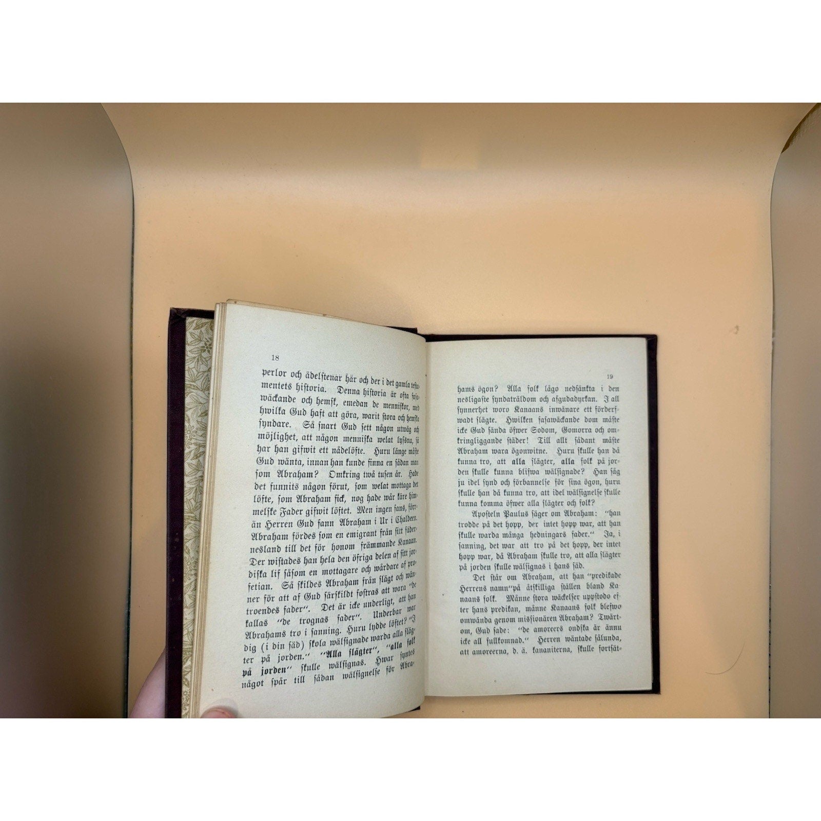 Vid Korset 1887 Swedish Christian Book Antique Rare Hardcover - Humphrey's Book Den