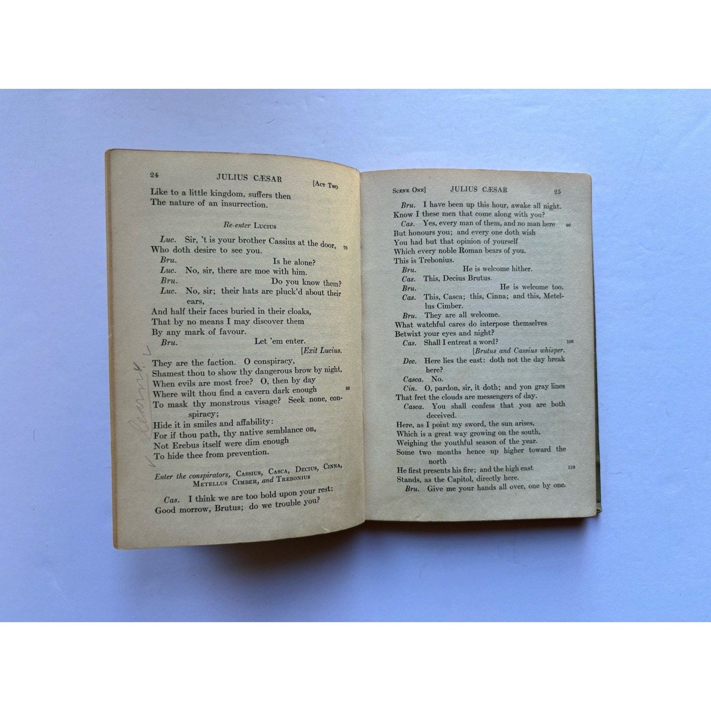 Vintage Julius Caesar 1915 Arden Shakespeare Strunk Jr. D.C. Heath HC Book - Humphrey's Book Den