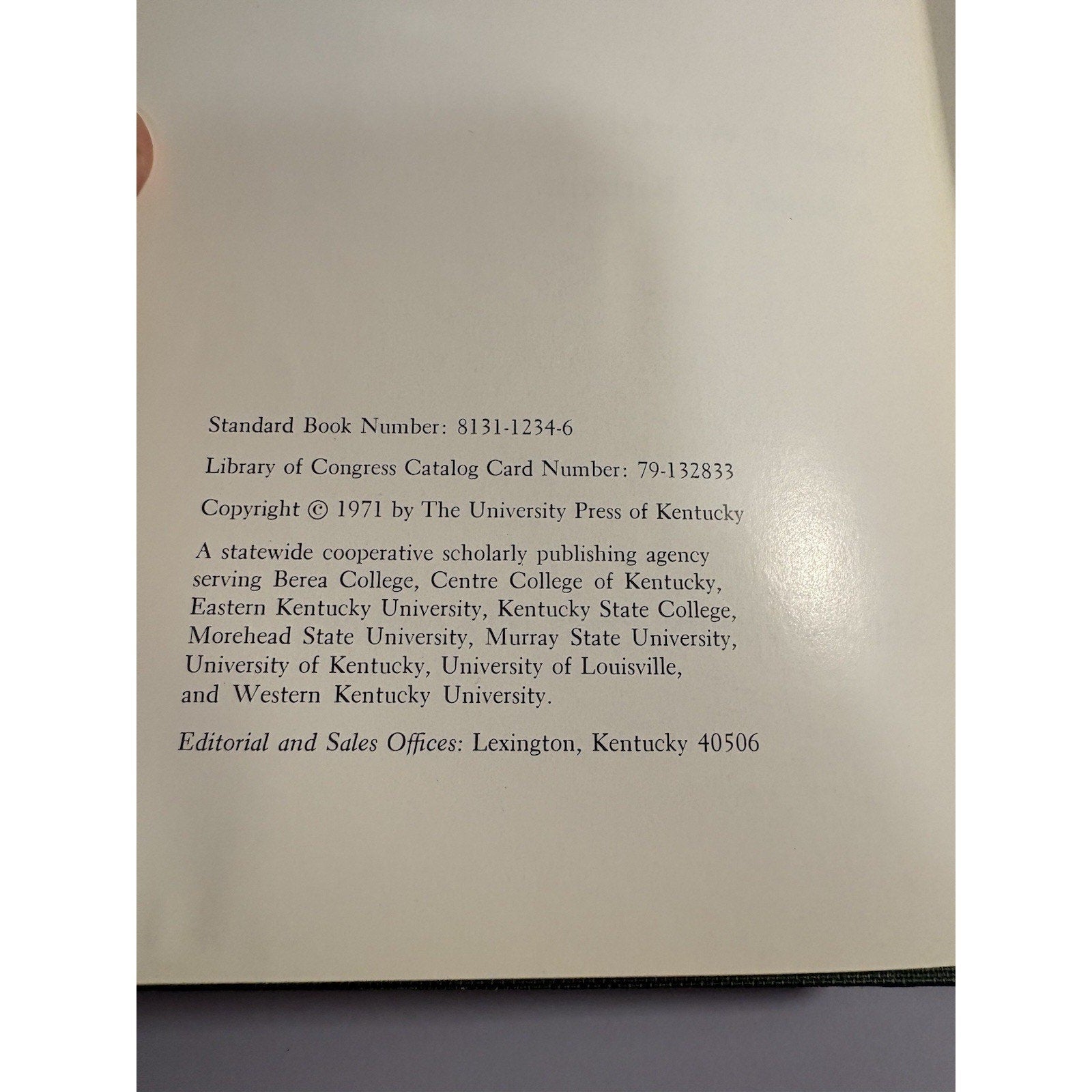 Wildflowers & Ferns of Kentucky by Wharton & Barbour 1971 HC Univ Press - Humphrey's Book Den